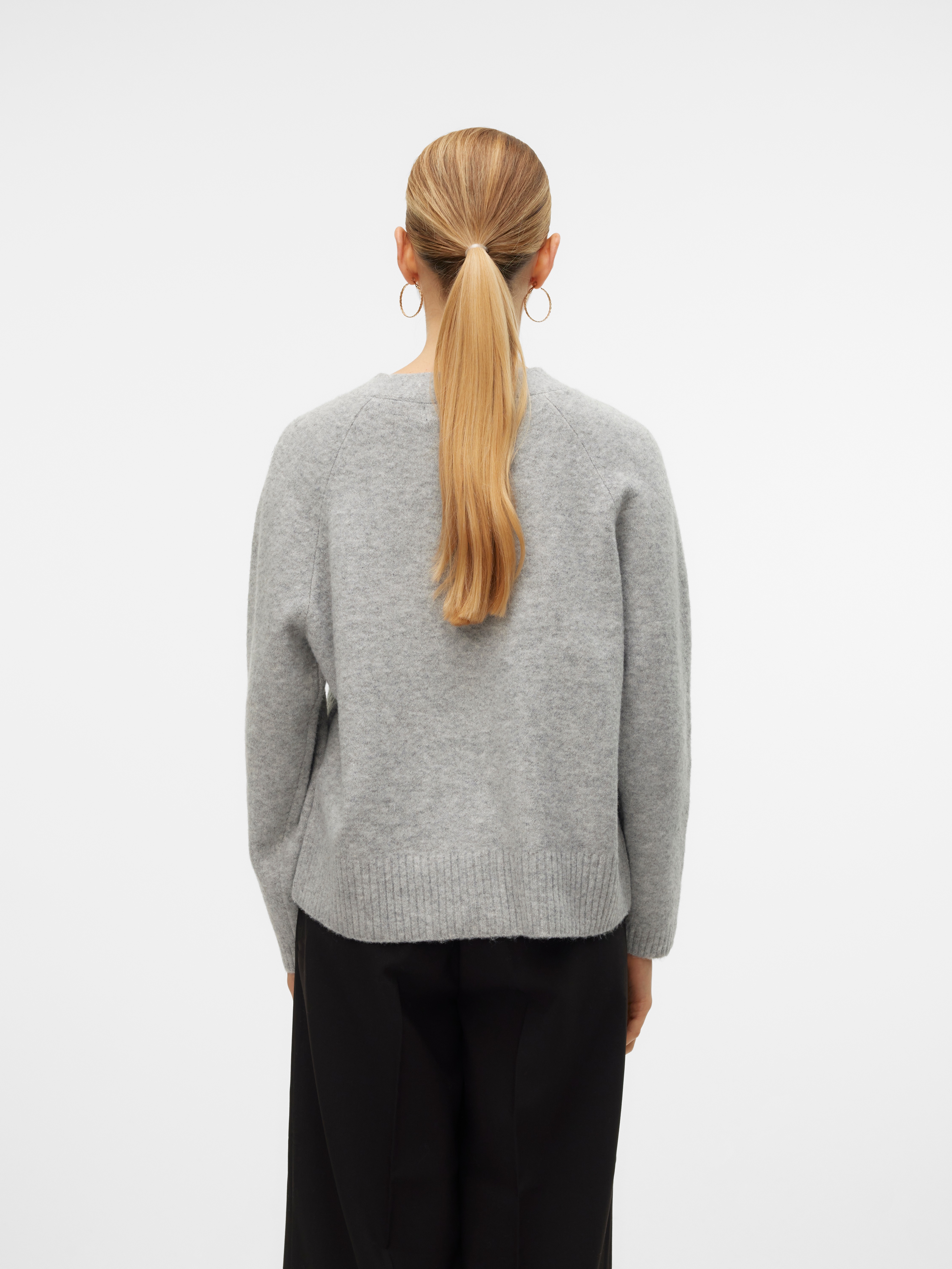 Thumbnail - Vero Moda Strickjacke "VMBOOM LS V-NECK BUTTON CARDIGAN GA NOOS"