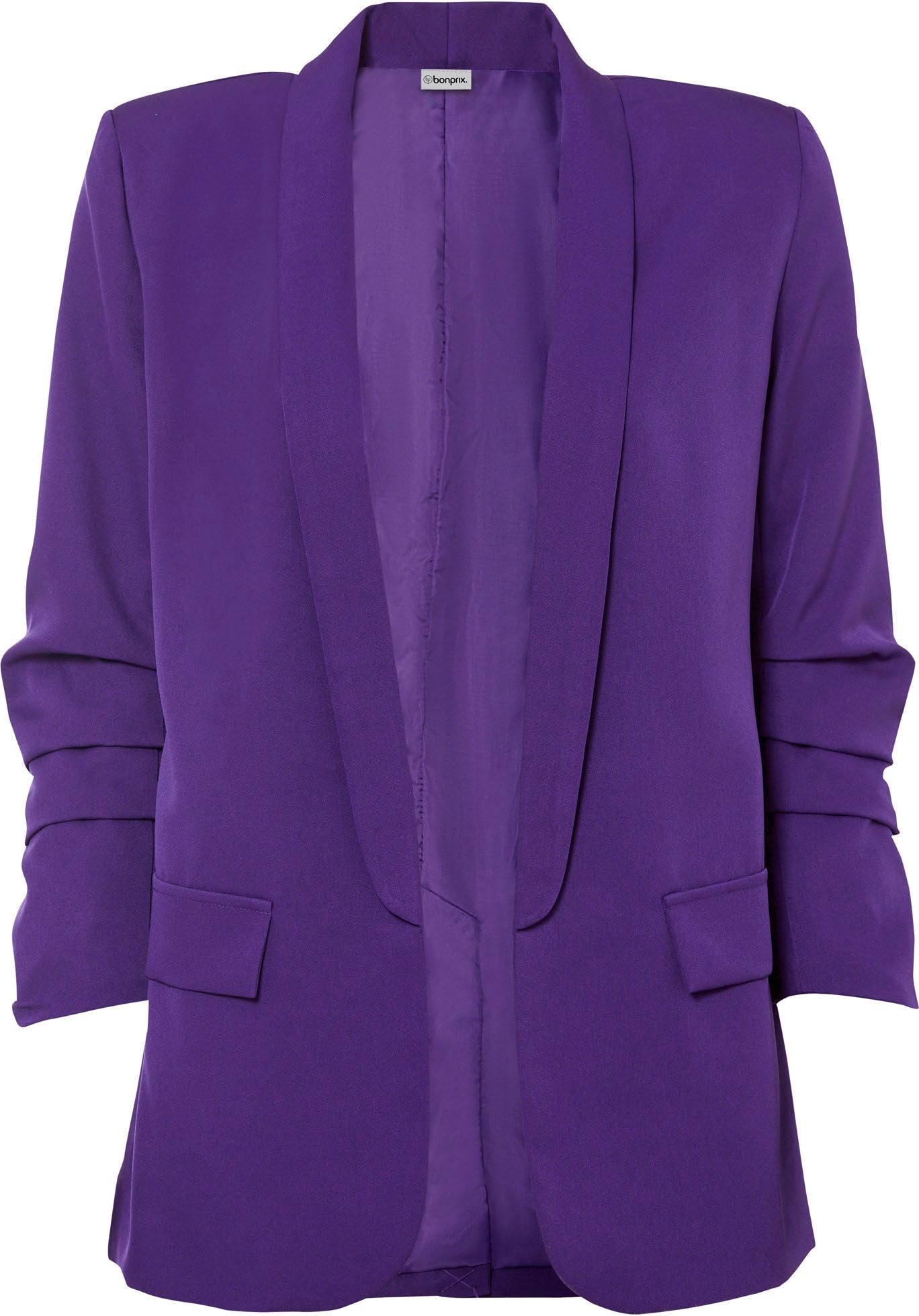 bonprix Jackenblazer femininer Stil, schmale Passform, aus Polyester und Elasthan