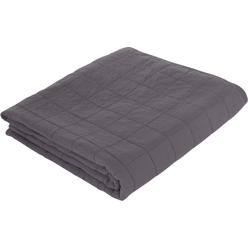 Guido Maria Kretschmer Home&Living Tagesdecke »Clara«, mir feiner Karosteppung, mit Füllung, hautfreundliche und pflegeleichte Stoffqualität, Obermaterial: 80% Baumwolle & 20% Polyester, Tagesdecke, Bettüberwurf, Plaid