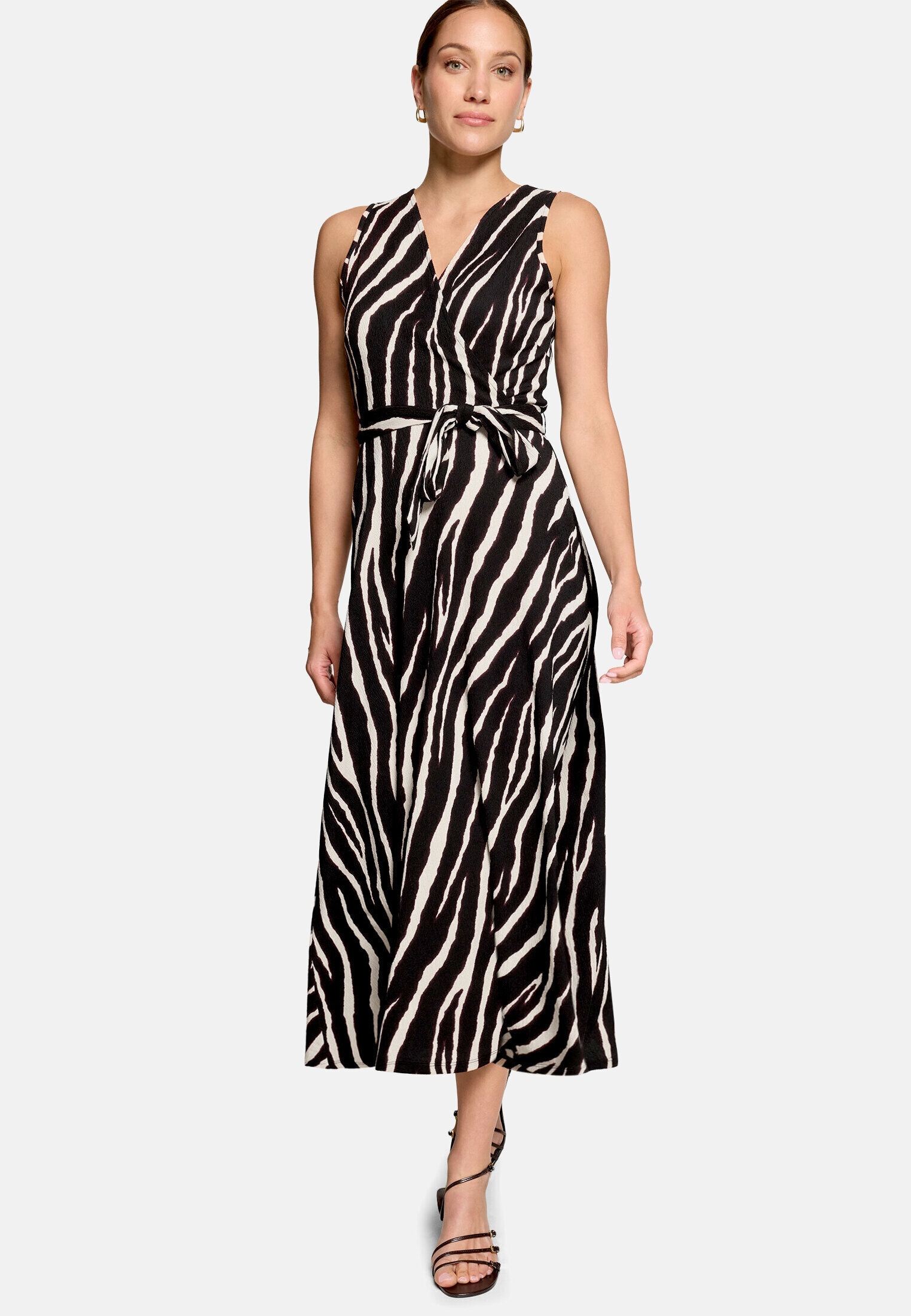 Zero Jerseykleid »Damen mit Gürtel« Bindegürtel