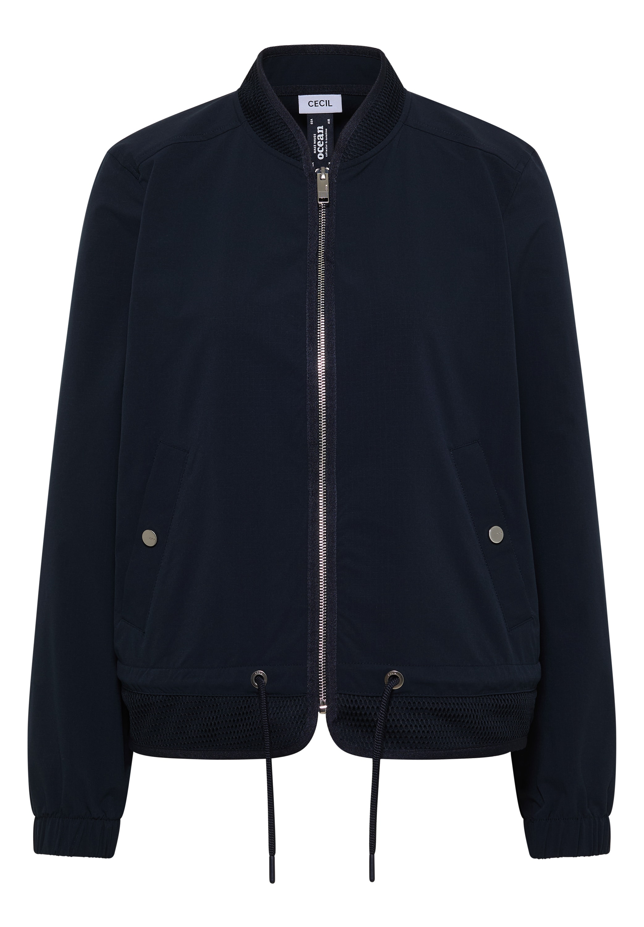 Cecil Blouson ohne Kapuze Rundhalsausschnitt