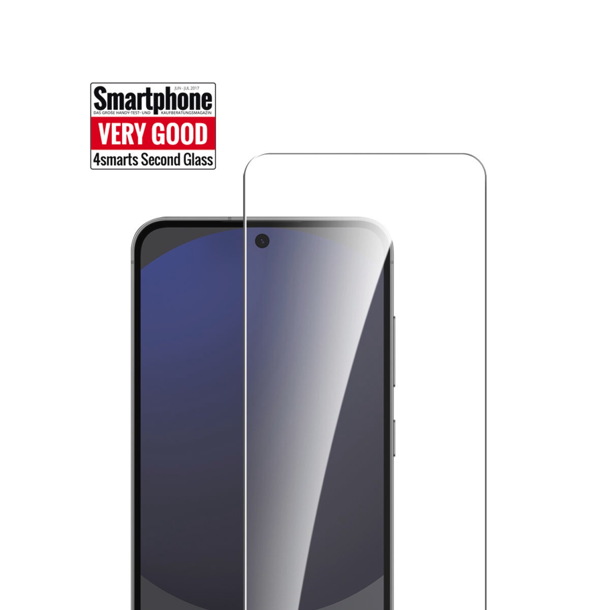 4smarts Displayschutzglas »Second Glass«, für Samsung Galaxy A36-Samsung Galaxy A56-Samsung Galaxy S24FE, Displayschutzfolie, Schutzfolie, Bildschirmschutz, kratz- & stoßfest