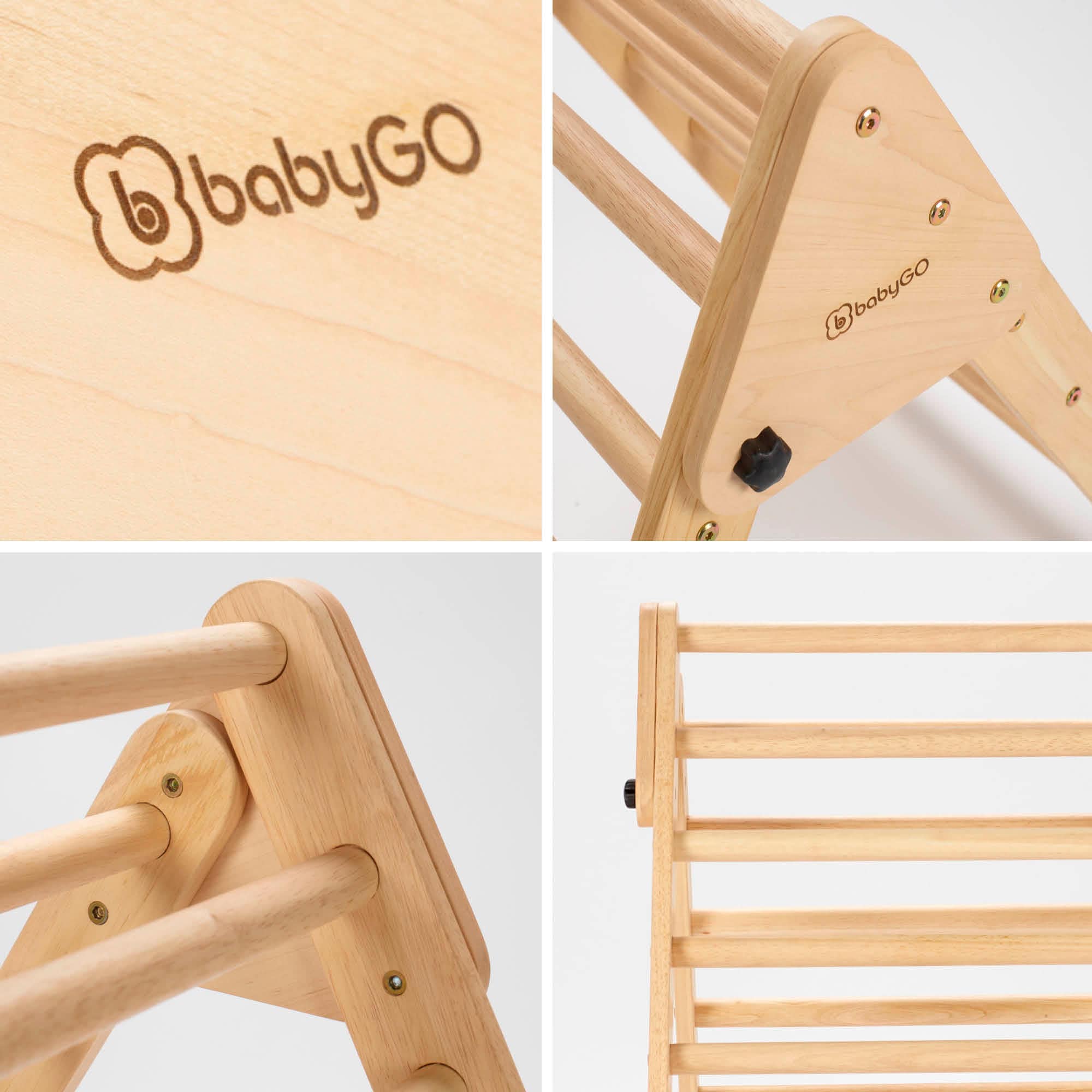 BabyGo Klettergerüst »Woodland 2 Kletterdreieck« aus Holz