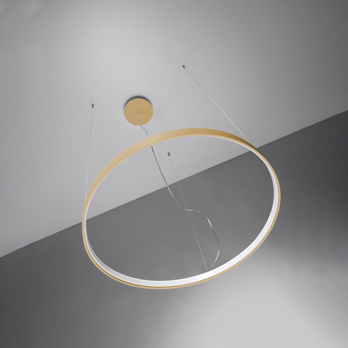 SOLLUX lighting Kronleuchter »RIO«, 1 flammig, Leuchtmittel LED-Modul | LED fest integriert, Verteiltes Licht