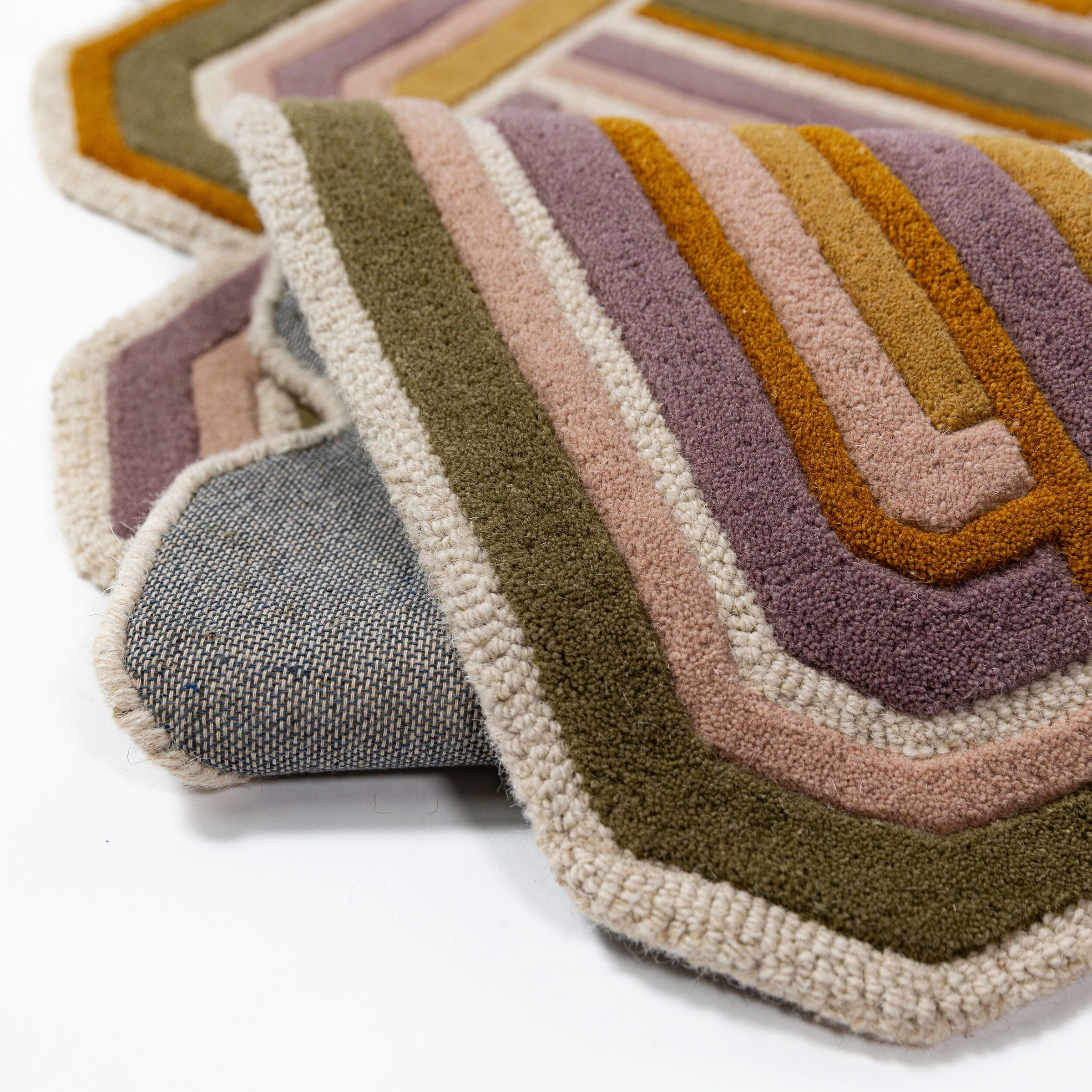 FLAIR RUGS Teppich »LATTICE SHAPED WOOL« rechteckig 6 mm Höhe