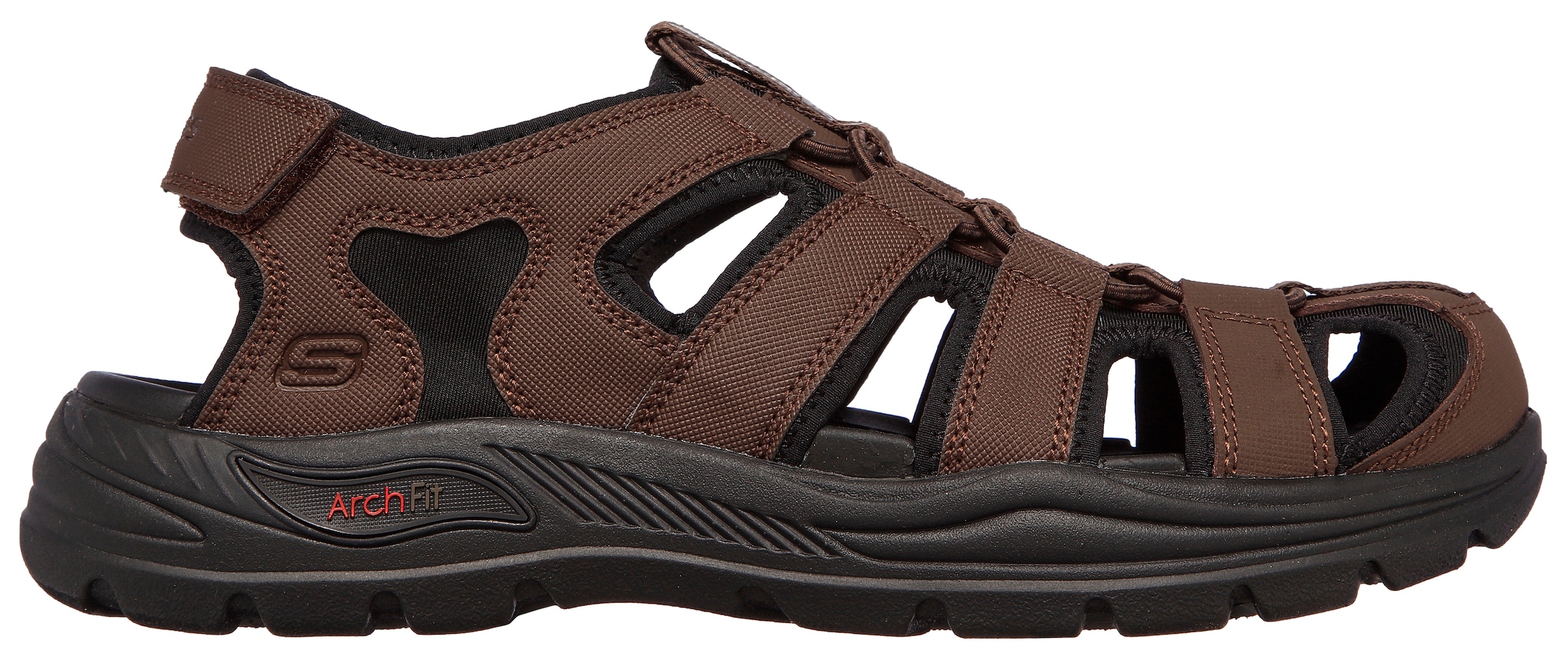 Skechers Sandale »VERLANDER«, Sommerschuh, Klettschuh, Freizeitsandale, mit Klett an der Ferse