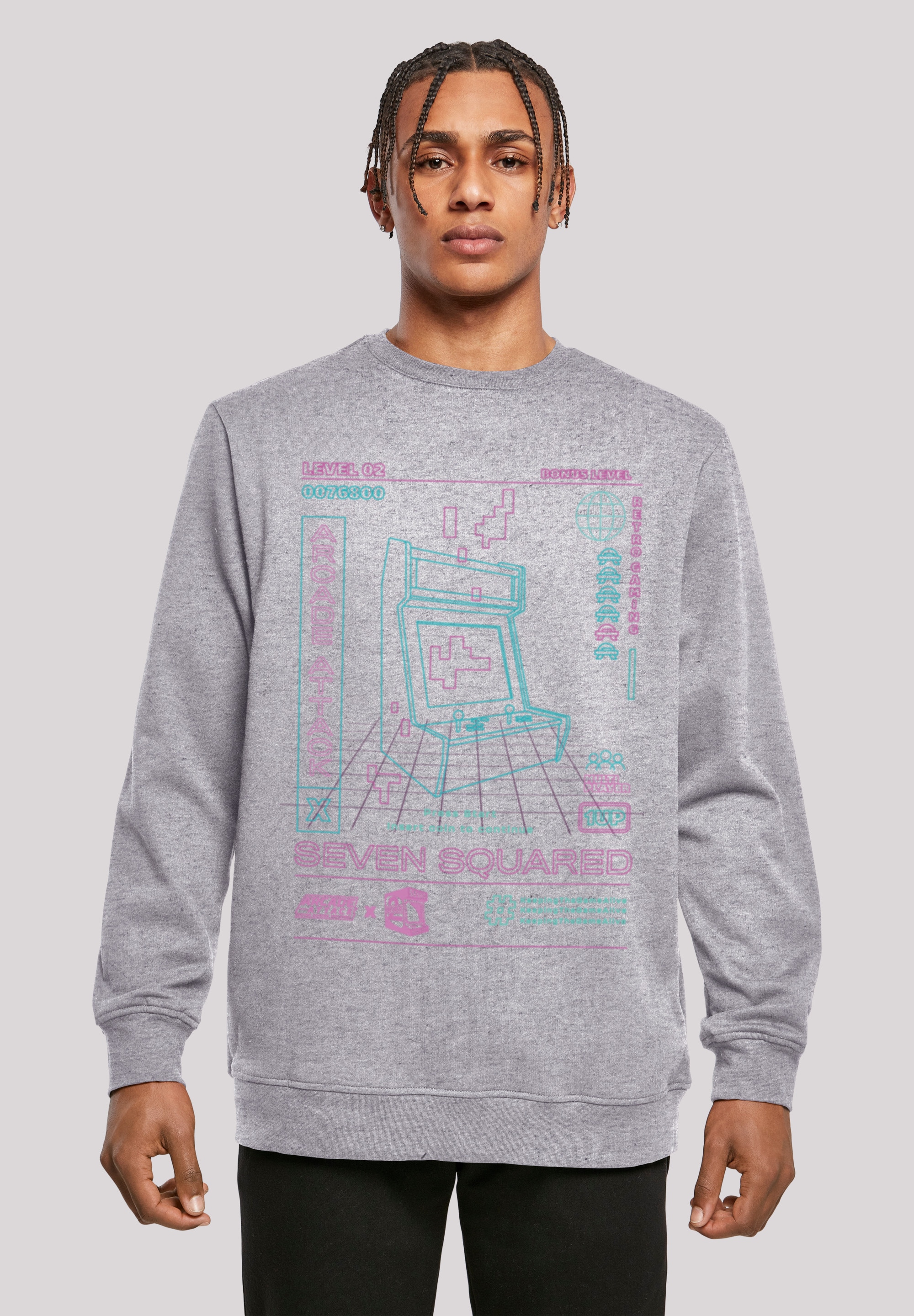 F4NT4STIC Kapuzenpullover "Retro Gaming Arcade Attack", Print günstig online kaufen