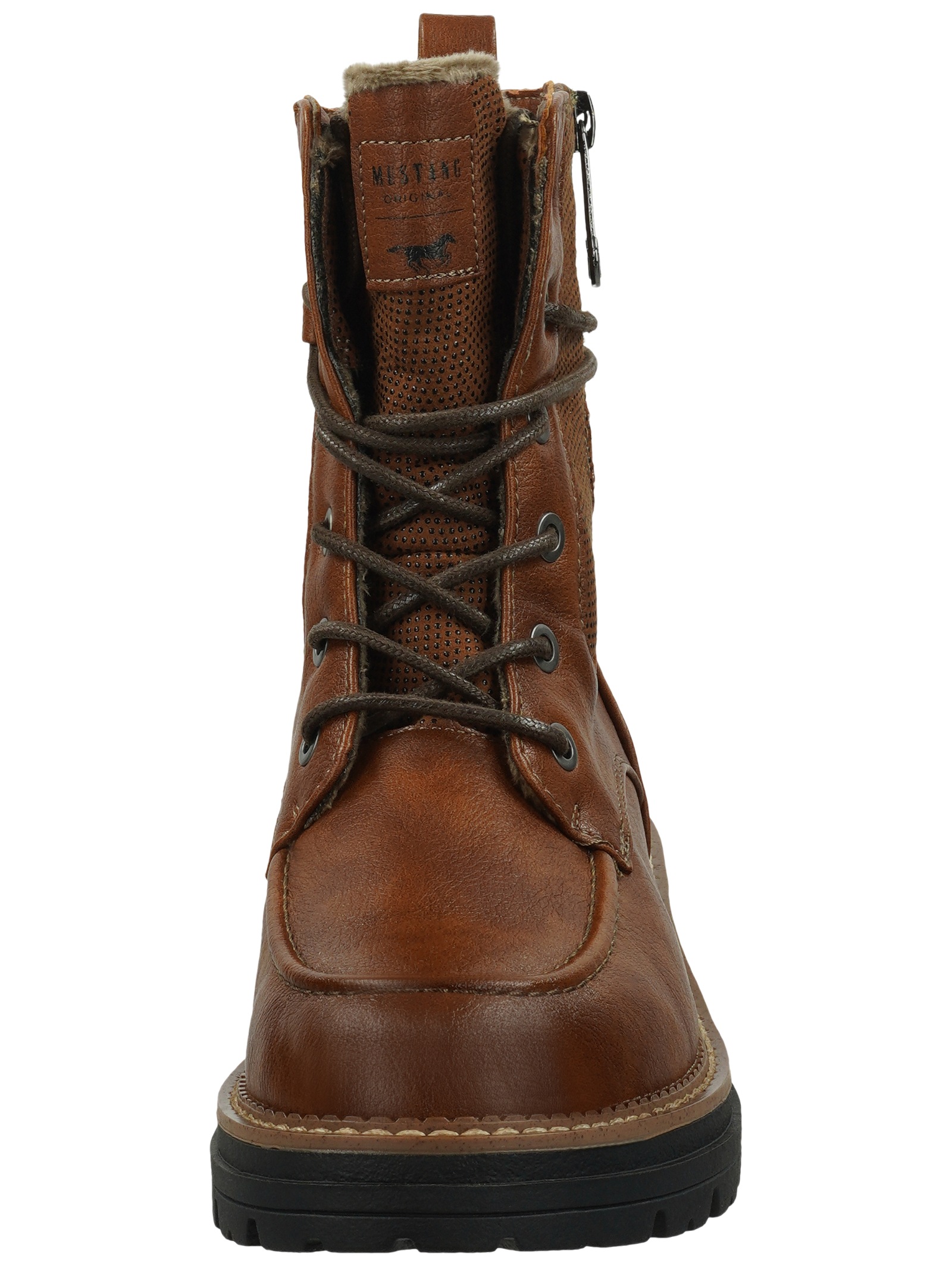 Mustang Shoes Schnürstiefelette »Mustang Shoes Stiefelette Lederimitat«