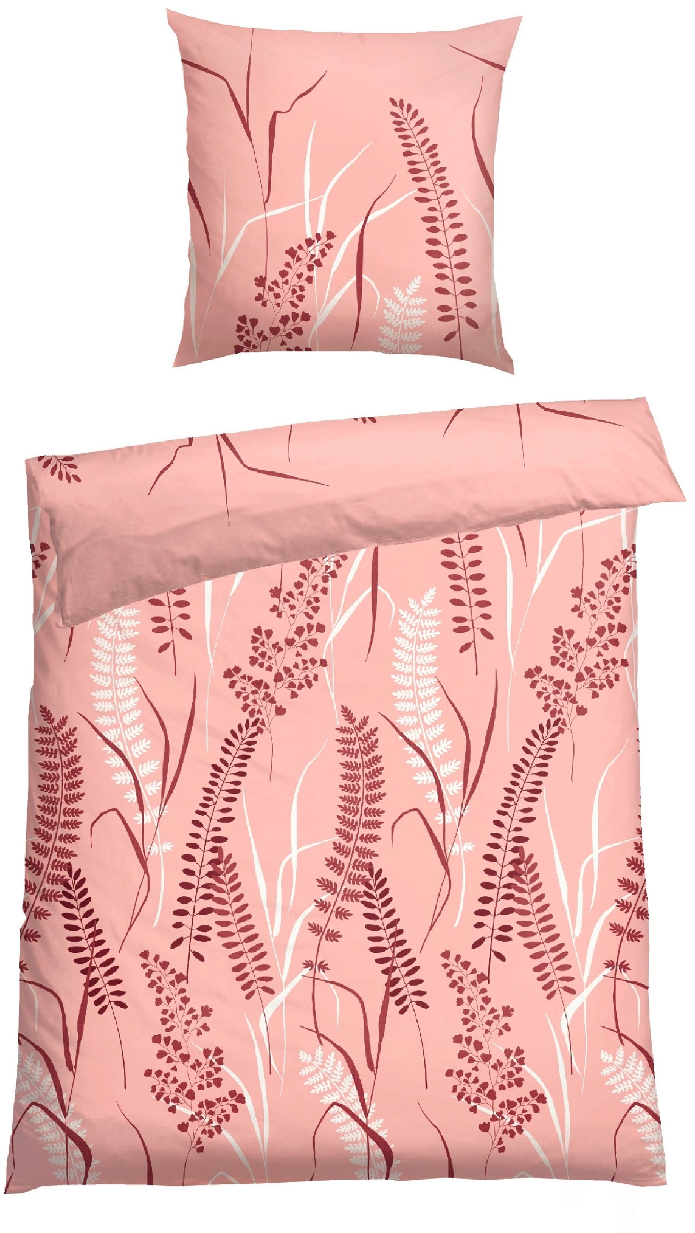 Schiesser Bettwäsche "Annic aus weicher Baumwolle in floralem Dessin" 2 Stk. MADE IN GREEN by OEKO-TEX