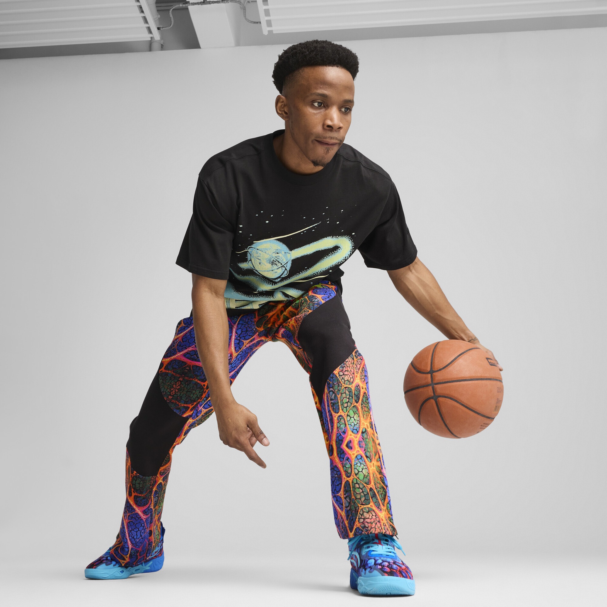 PUMA Trainingsshirt »Melo Alien Skins Basketballshirt Herren«