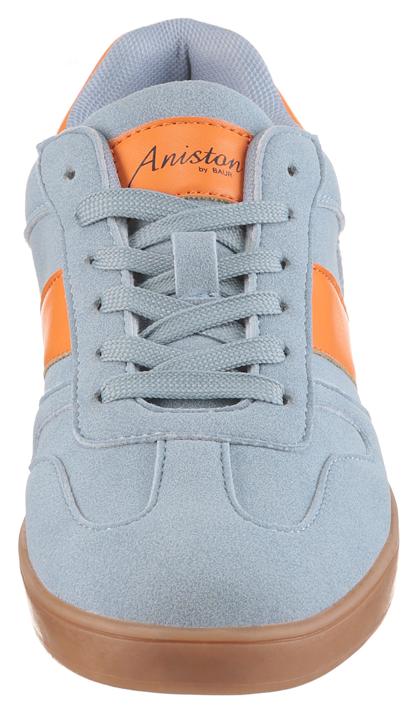 Aniston Aniston Women's Low Sneaker Light Blue-Orange 37 5