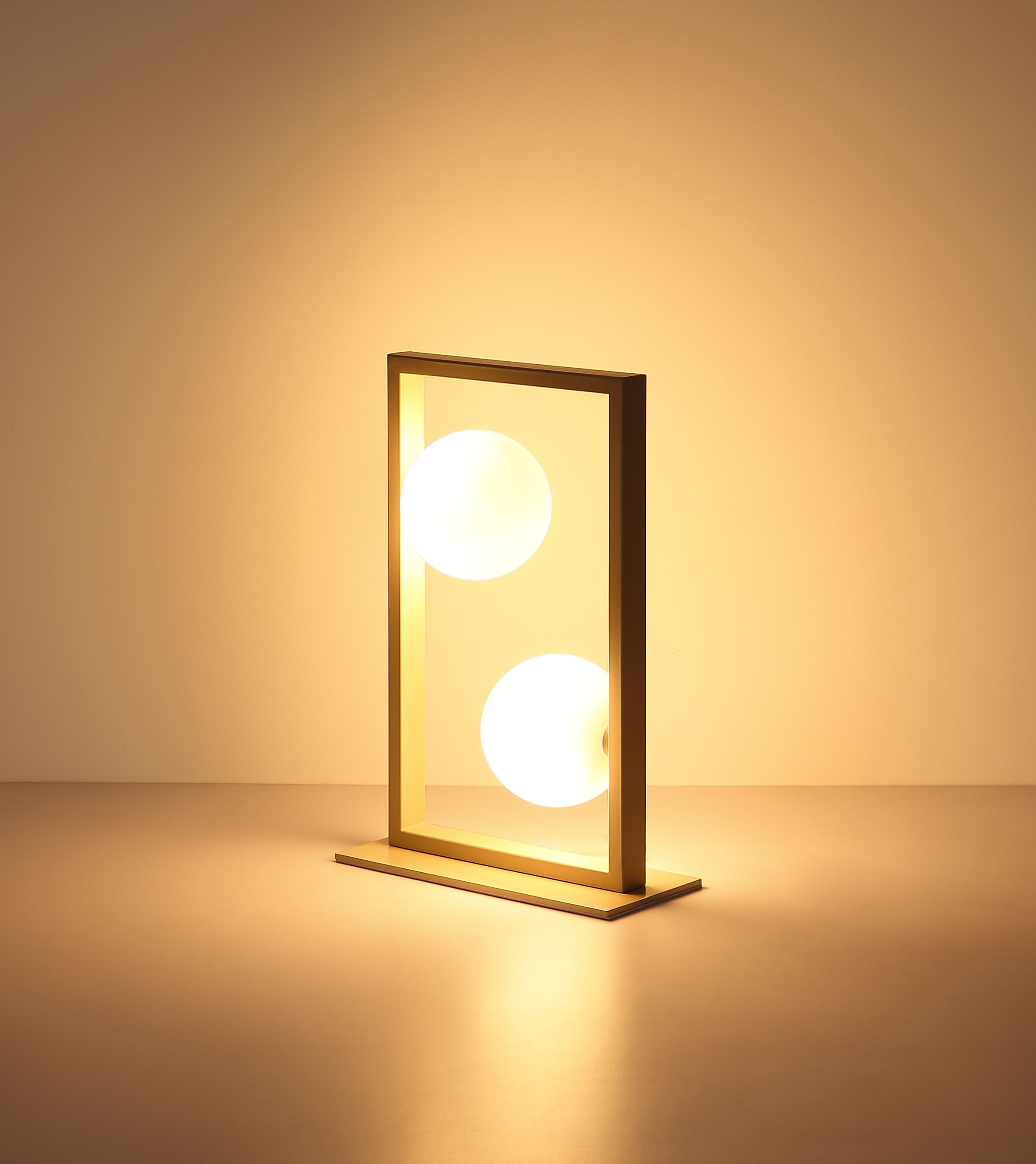 NOWA Tischleuchte »NANDA« G9 1 Stk. Tischlampe,Sand,Wohnraum,Schlafzimmer,Glaskugel opal,Flur,modern