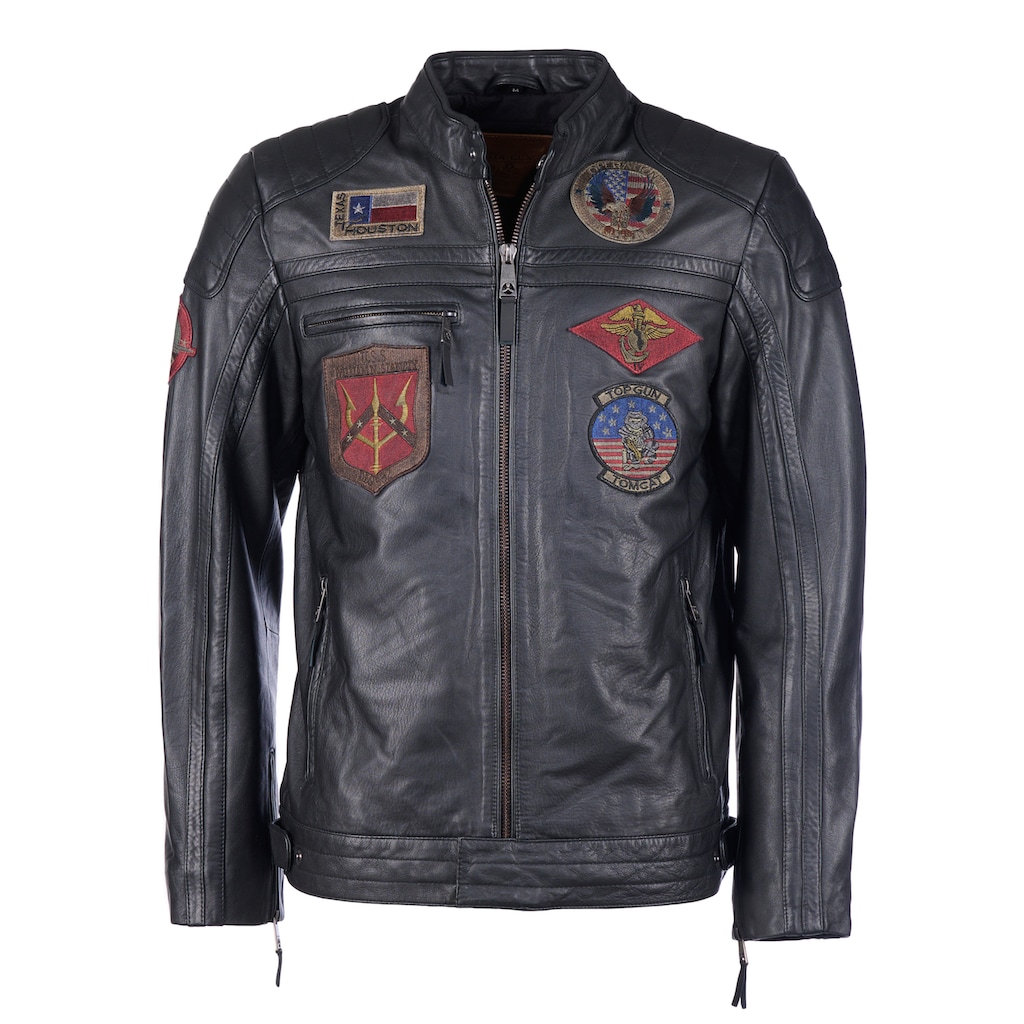 TOP GUN Lederjacke »TGJ1005«