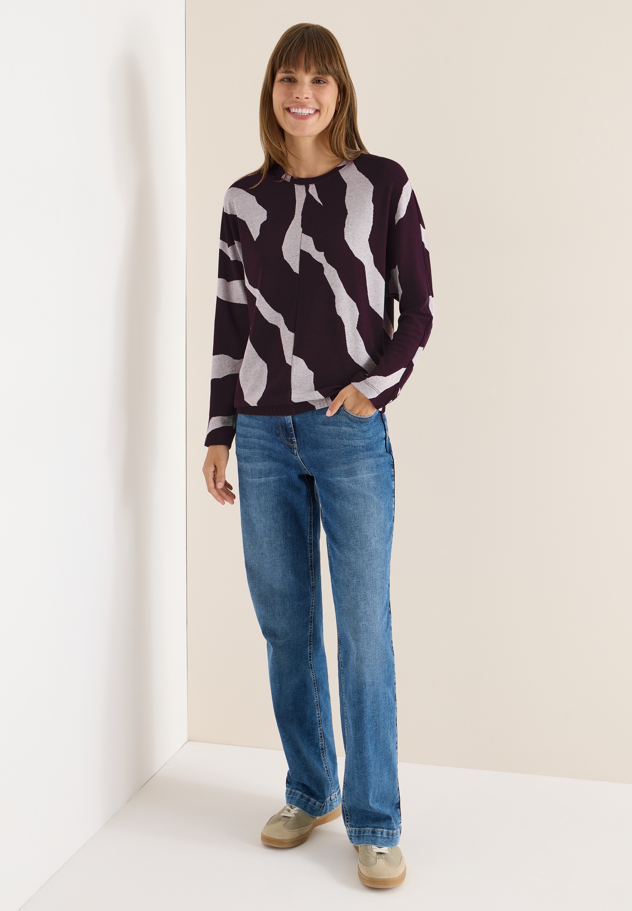 Cecil Langarmshirt soft