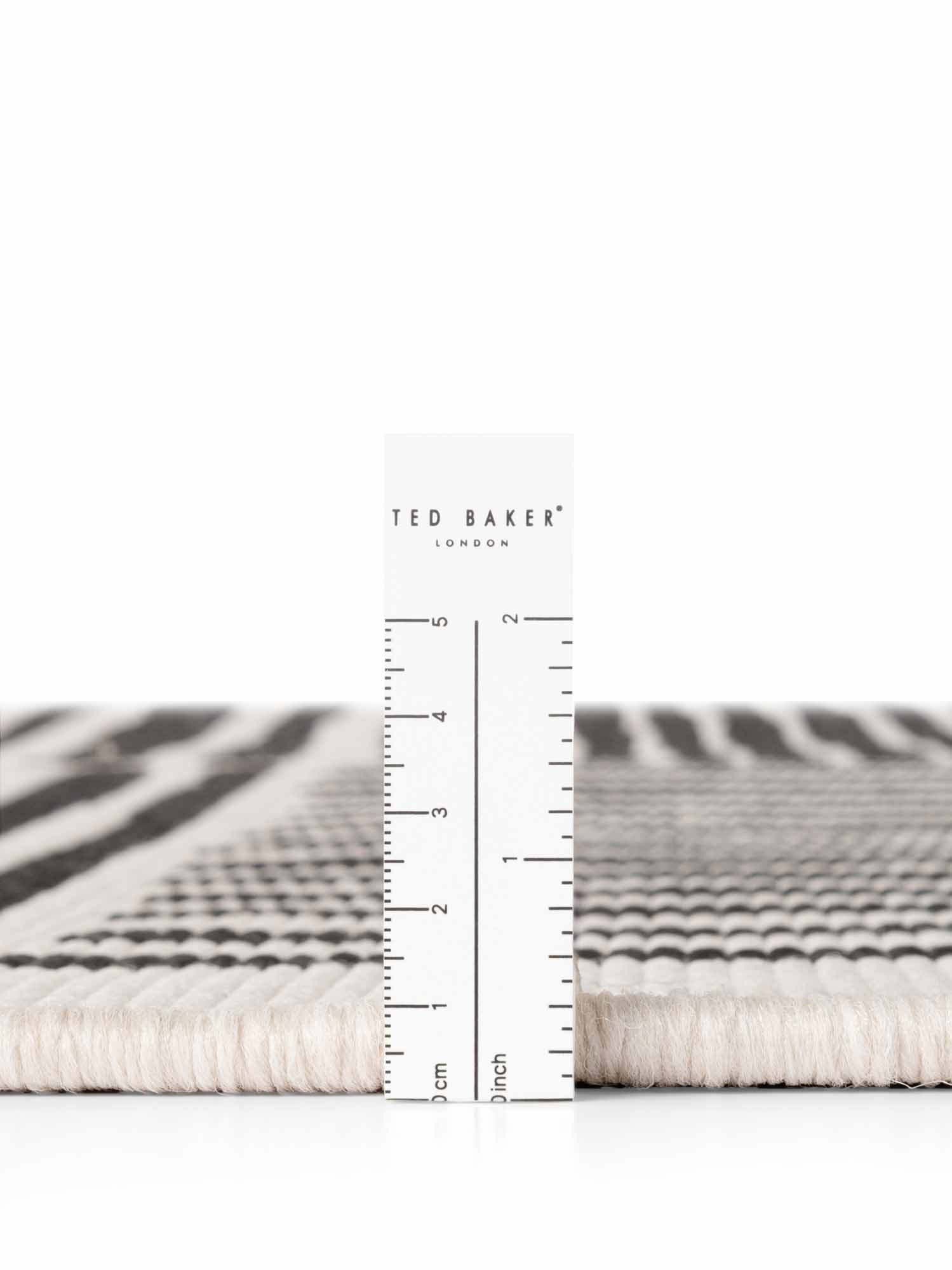 Ted Baker Teppich »Bounds« rund 8 mm Höhe Designteppich, Wetterfest, Pflegeleicht, Modern, Wohnzimmer, Terrasse