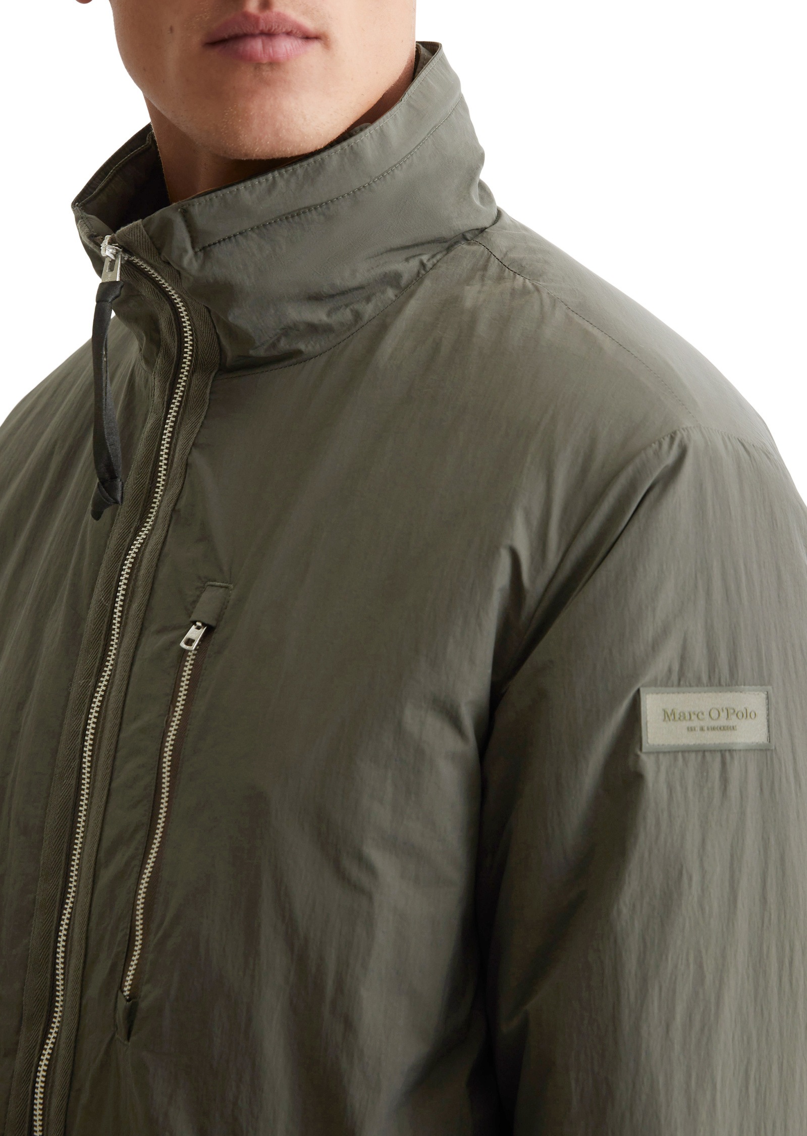 Marc O'Polo Outdoorjacke »aus wasserabweisendem, recyceltem Material«
