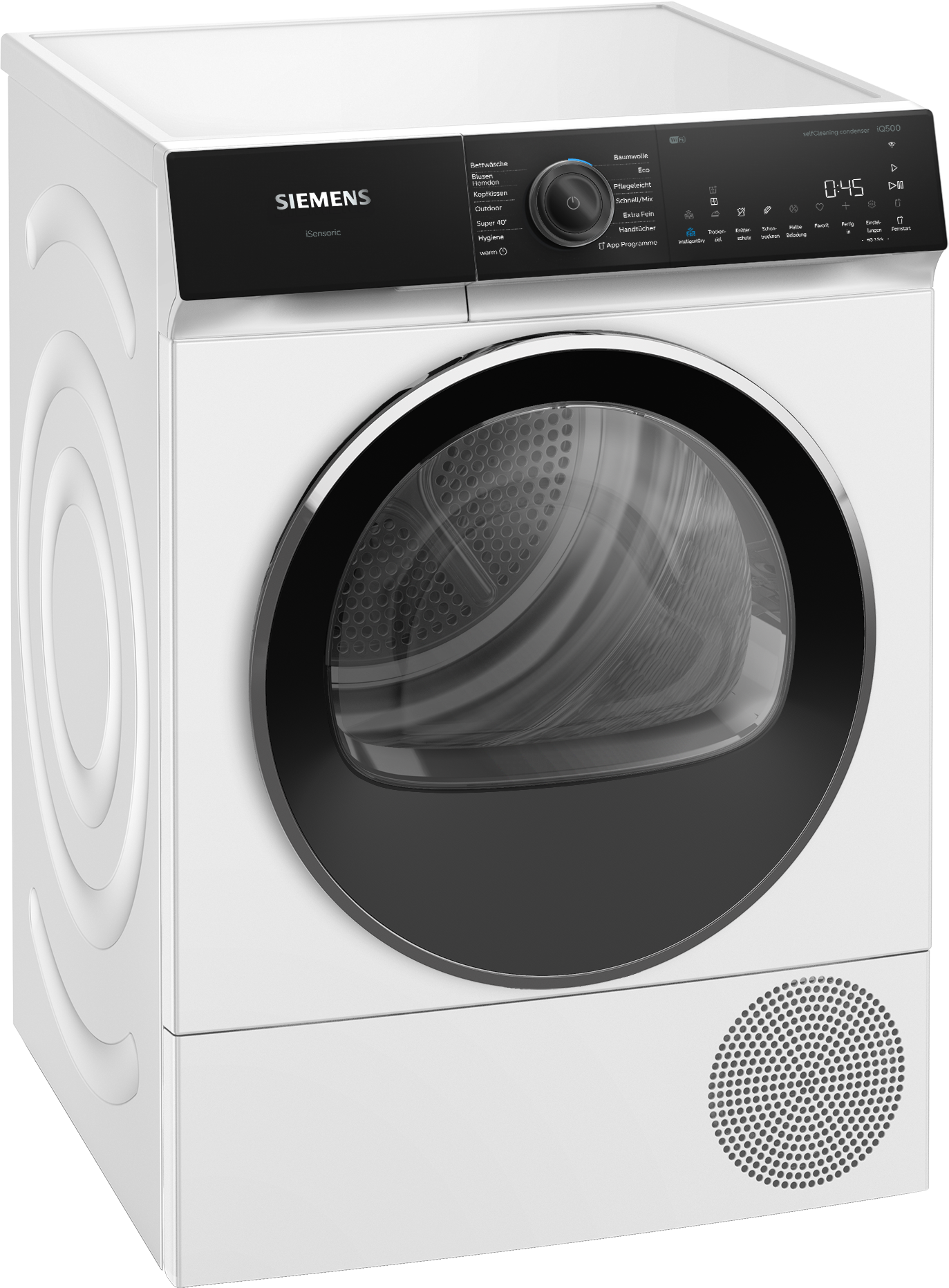 SIEMENS Wärmepumpentrockner "WQ45H2BECO" iQ500 9 Selbstreinigender Kondensa günstig online kaufen