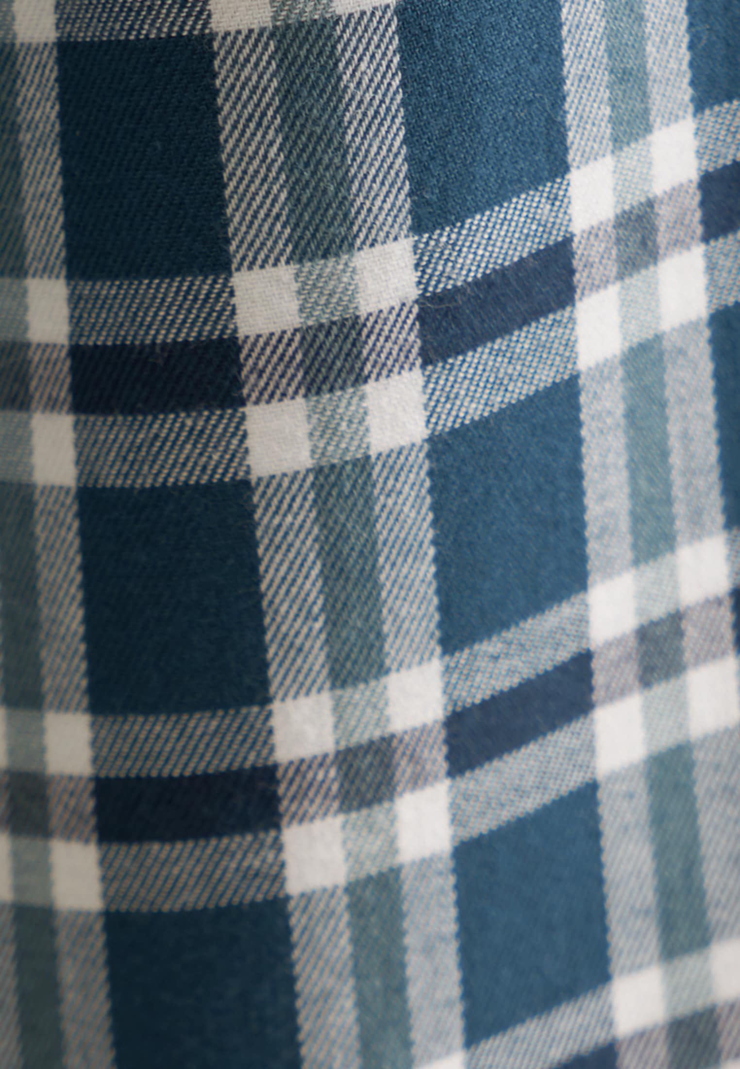 seidensticker Flanellhemd »Regular«, Regular Langarm Button-Down-Kragen Karo