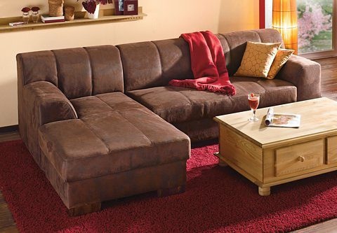 Home affaire Ecksofa "Falk klare Linien, elegant und zeitlos, L-Form", mit günstig online kaufen