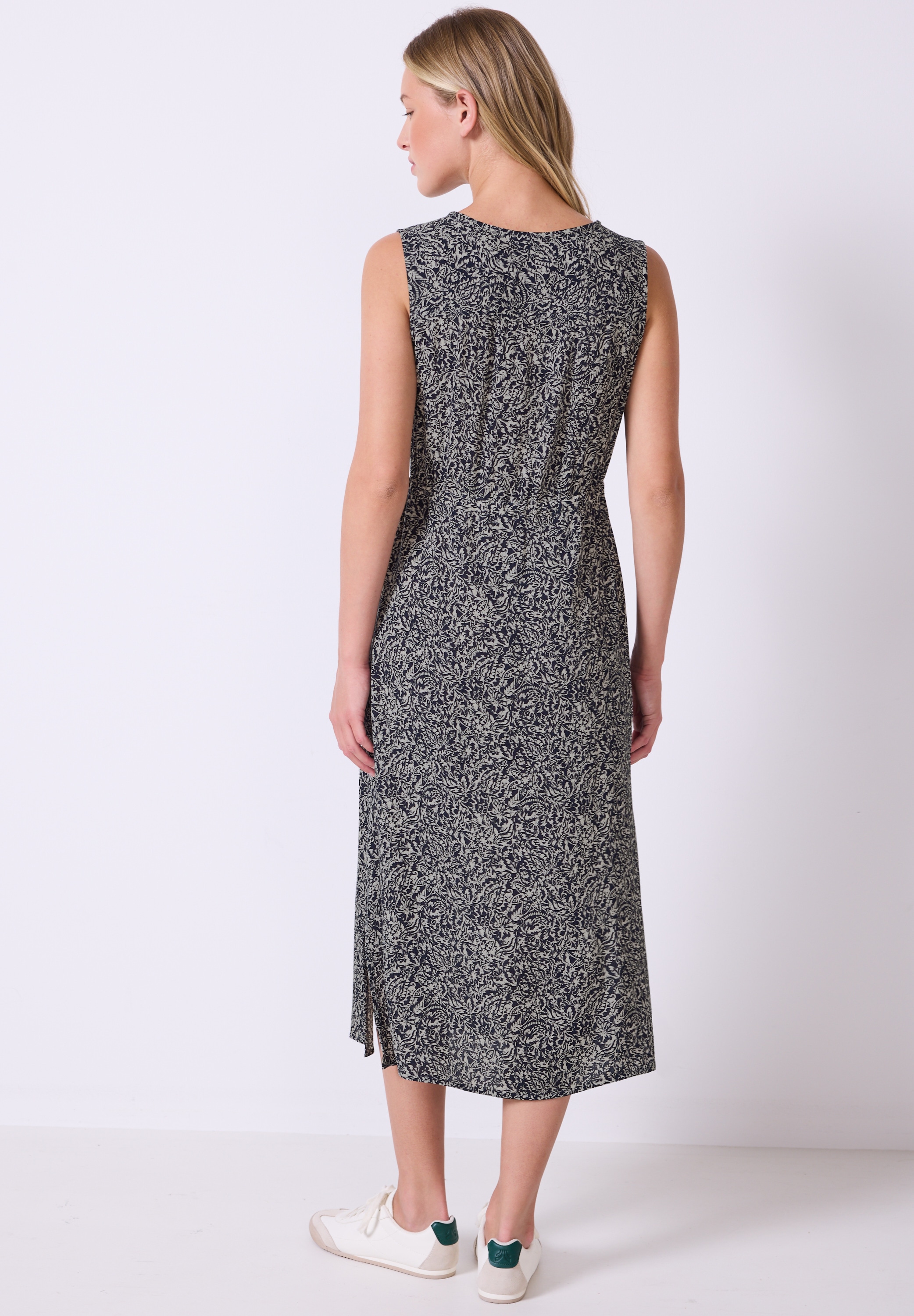 STREET ONE STUDIO Midikleid, aus Viskose
