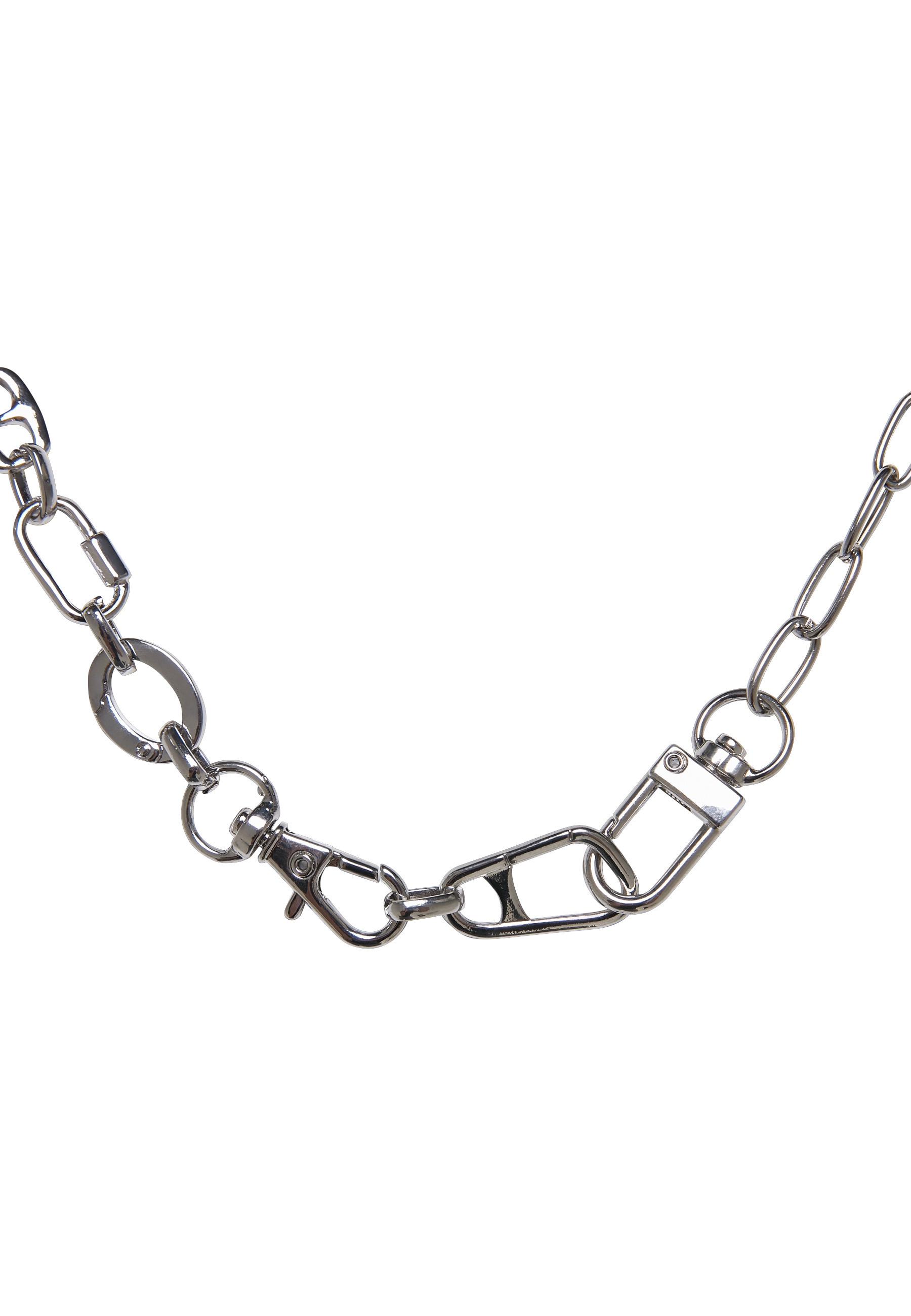 URBAN CLASSICS Edelstahlkette »Urban Classics Unisex Various Fastener Necklace«