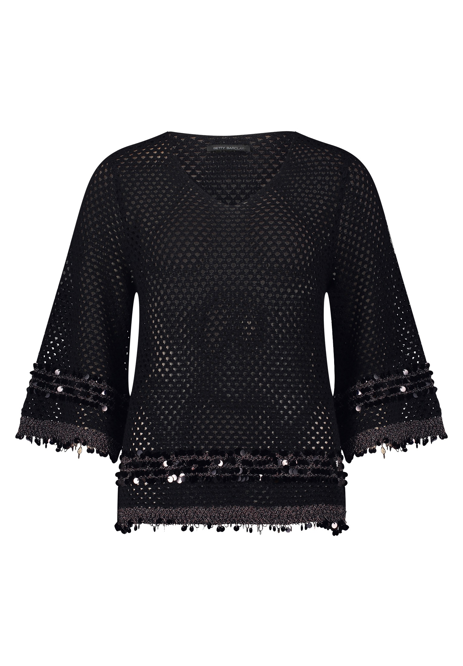 Betty Barclay Strickpullover "Damen Strickpullover mit Lochmuster", 1 Stk. günstig online kaufen