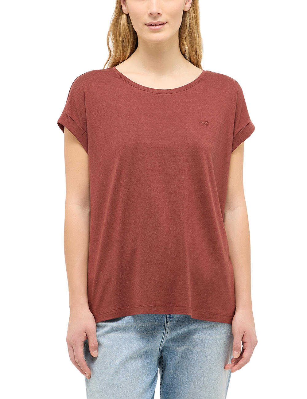 MUSTANG Kurzarmshirt "Damen Style Lesley"