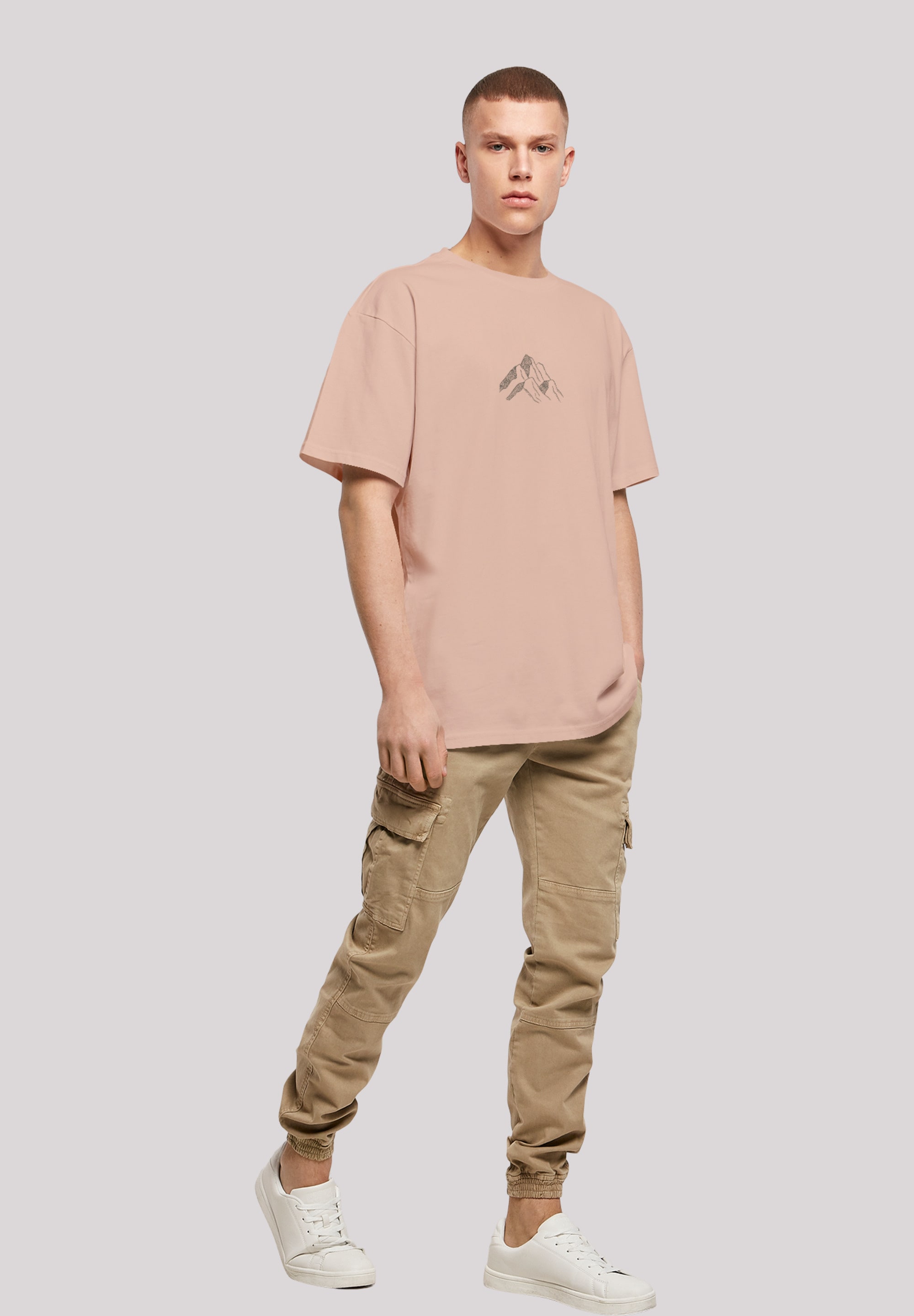 F4NT4STIC T-Shirt »Mountain Berge Urlaub Winter Schnee Ski«, Print