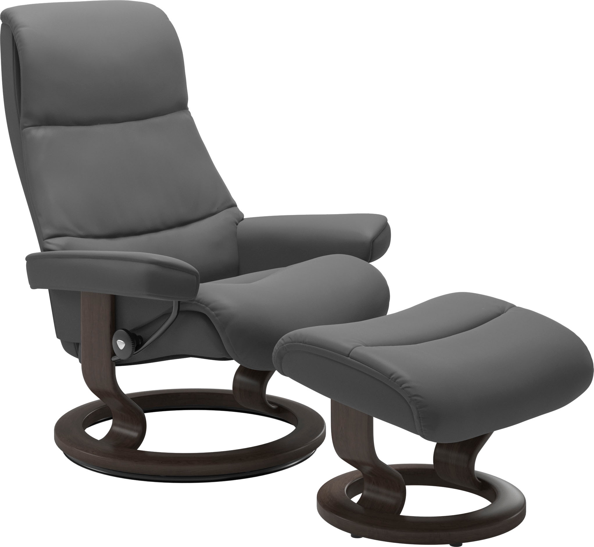 Stressless Relaxsessel "View" Set, Relaxsessel mit Hocker, mit Classic Base günstig online kaufen