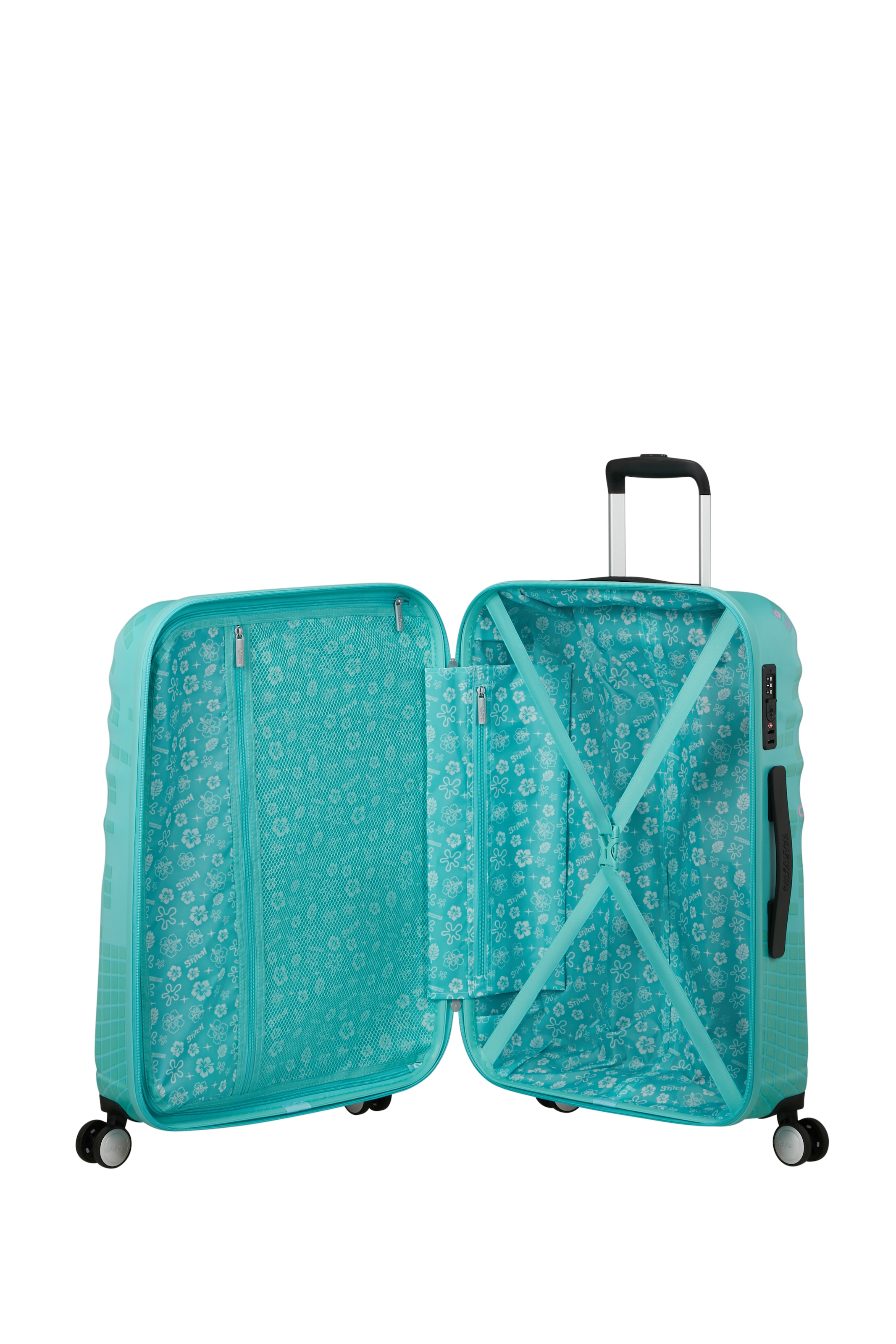 American Tourister® Hartschalen-Trolley »WAVEBREAKER DISNEY, verschiedene Motive«, 4 Rollen, Reisekoffer Reisegepäck