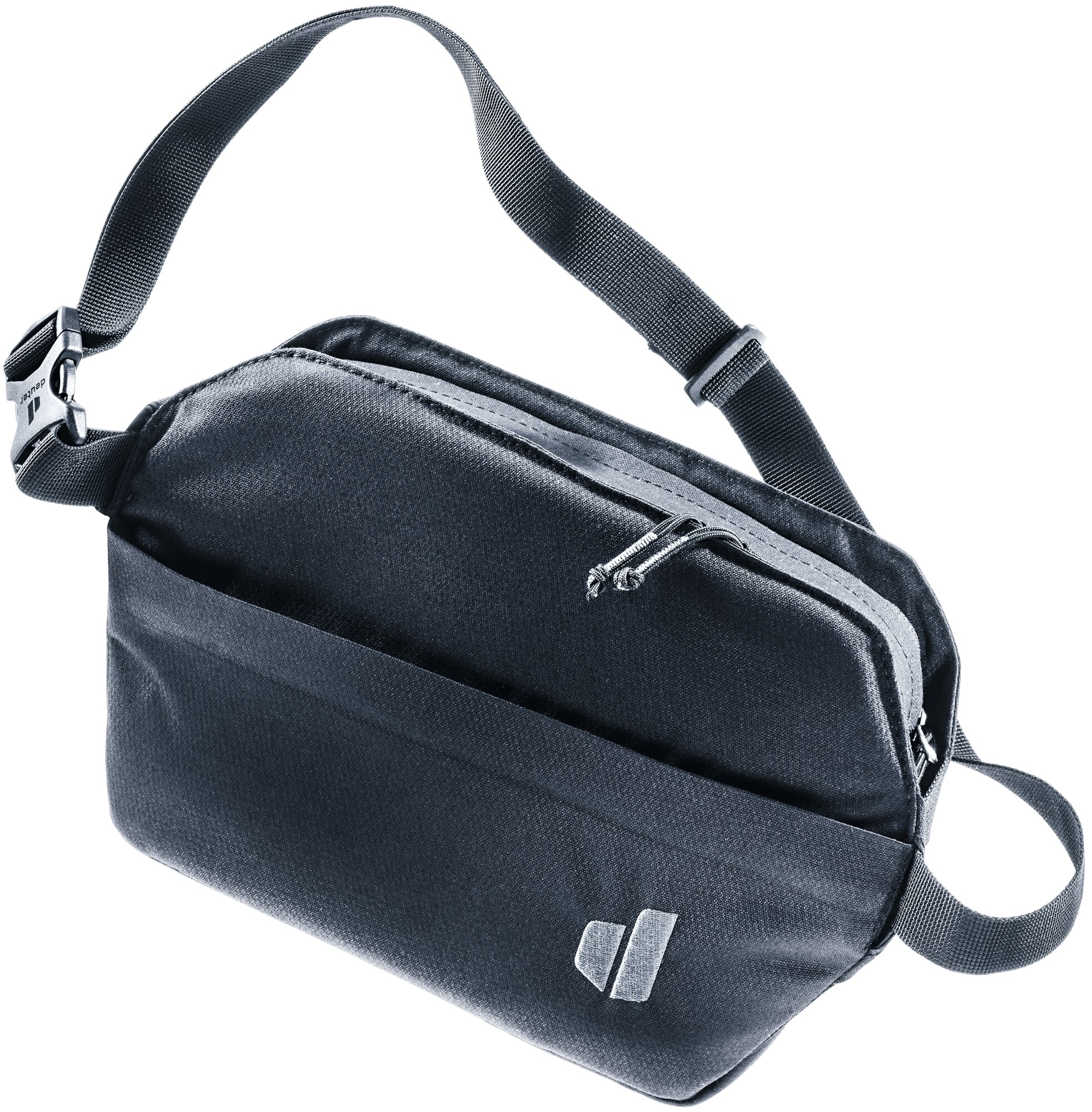 "Schultertasche DEUTER ""PASSWAY 2 L"", Damen, Gr. B/H/T: 28cm x 17cm x 7cm, schwarz, Polyester, Taschen Schultertasche, mit Reißverschluss