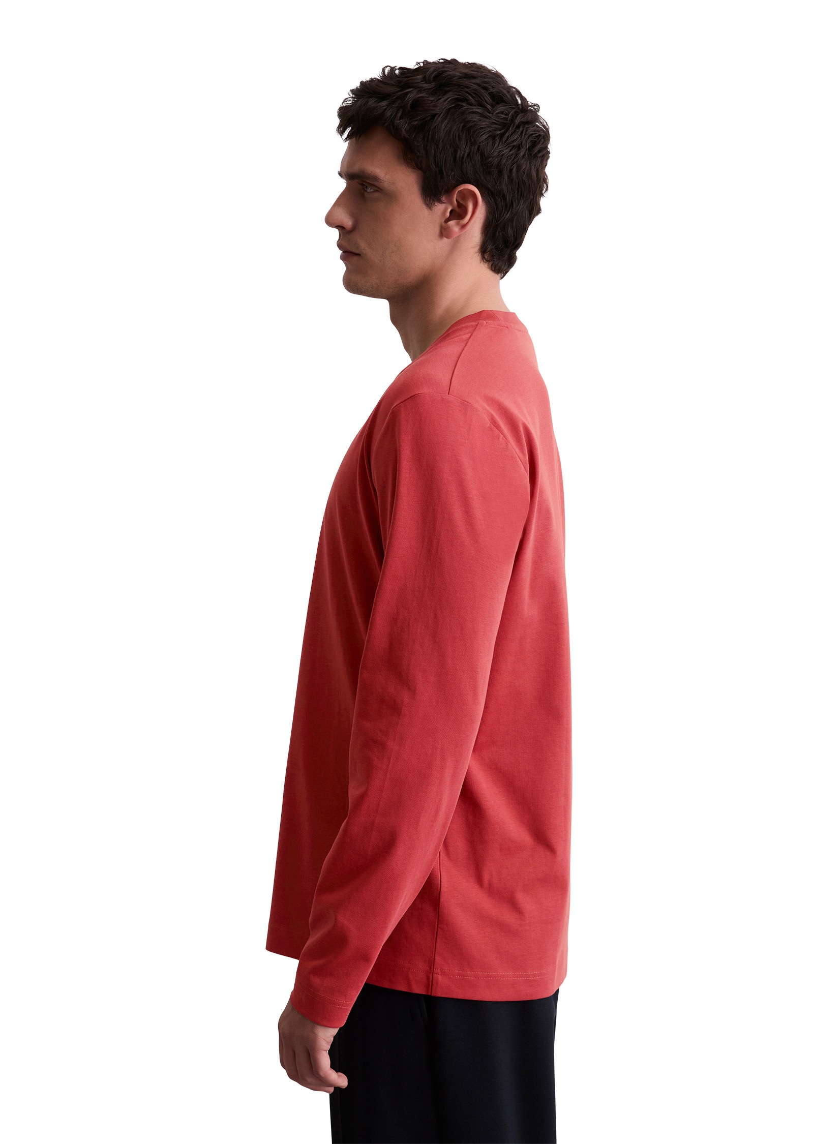 Marc OPolo Langarmshirt "aus reiner Bio-Baumwolle" günstig online kaufen