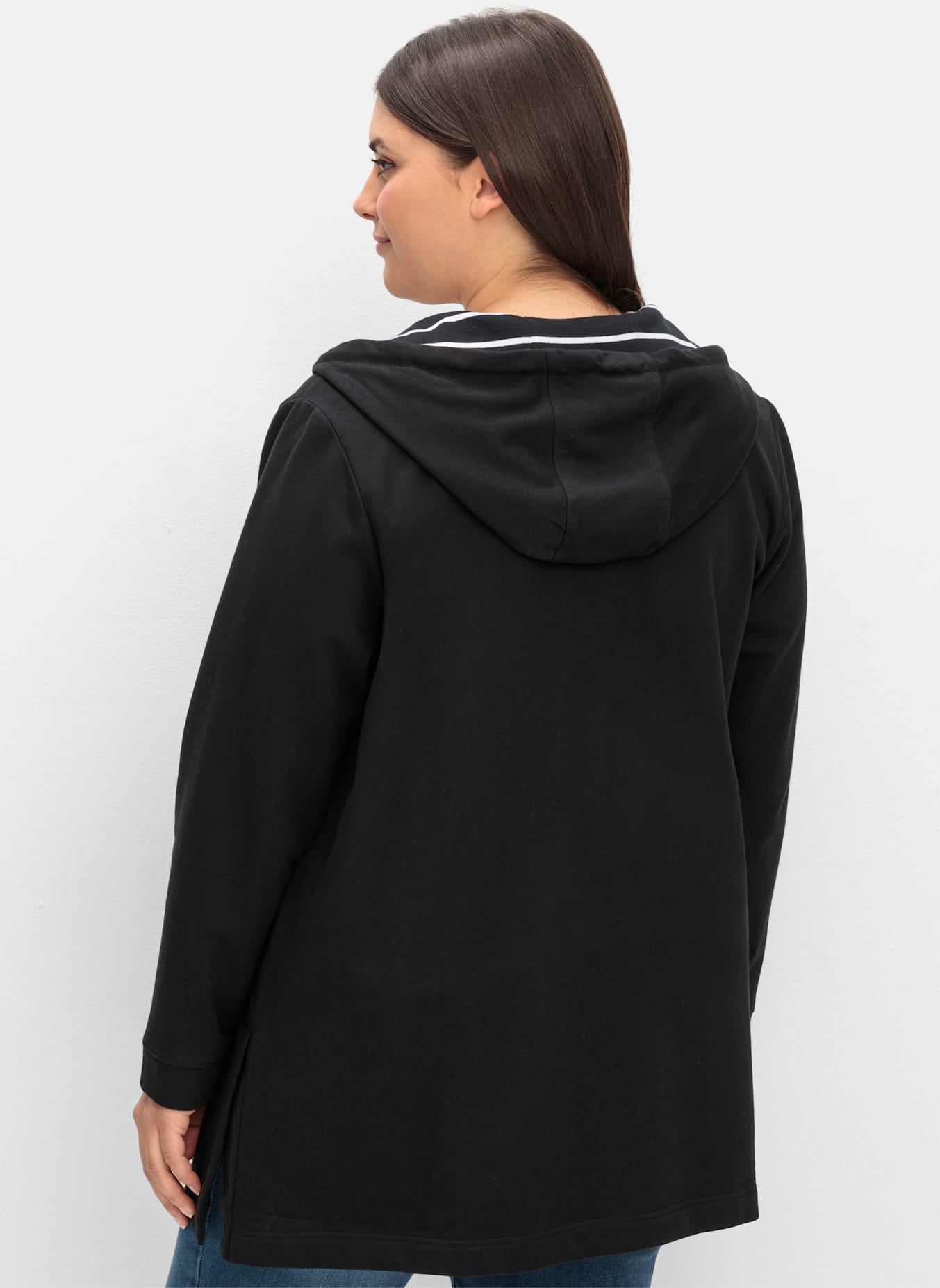 Sheego Shirtjacke »Sweatjacke«, (1 tlg.)