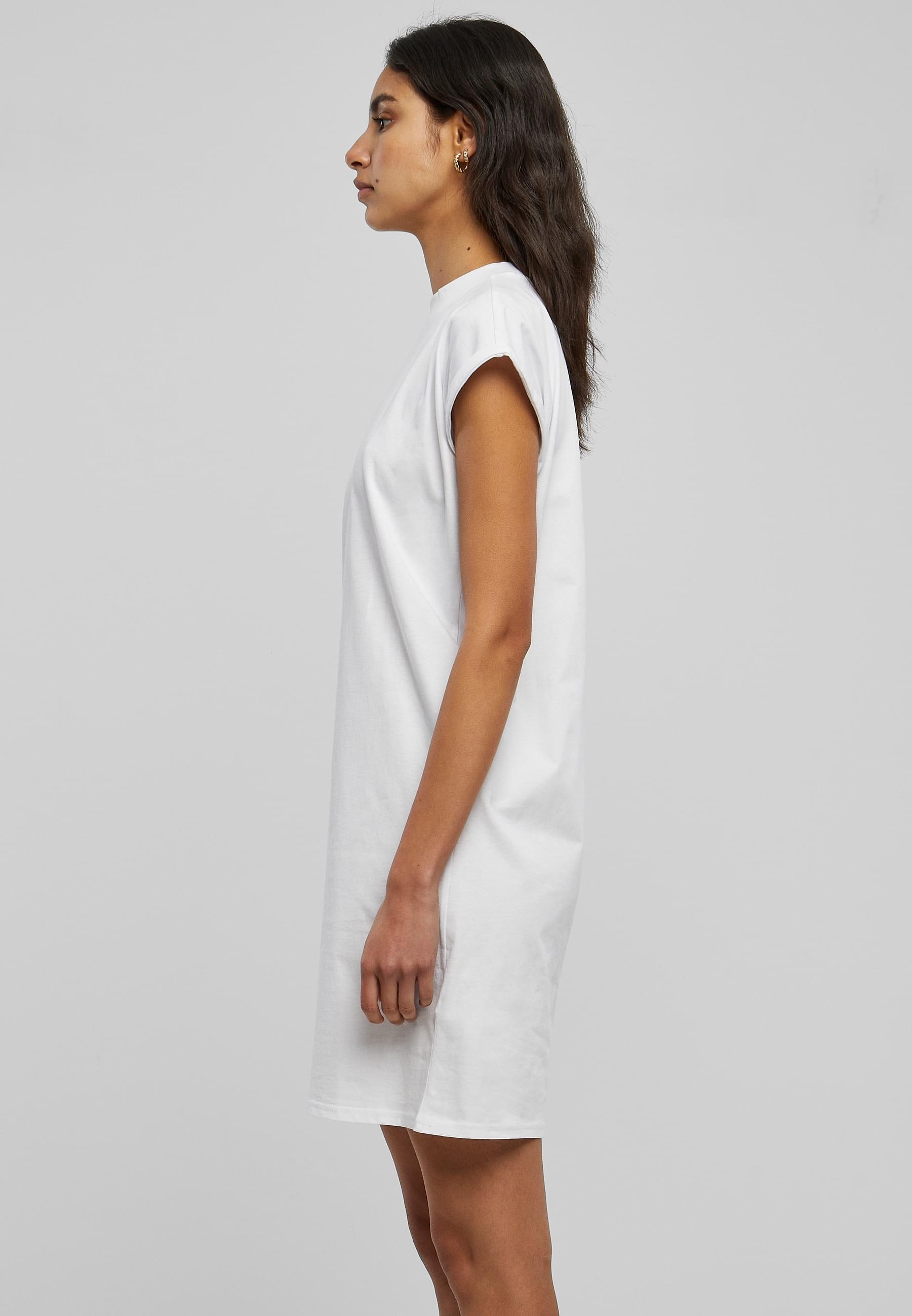 URBAN CLASSICS Shirtkleid »Urban Classics Damen Ladies Turtle Extended Shoulder Dress«, (1 tlg.)