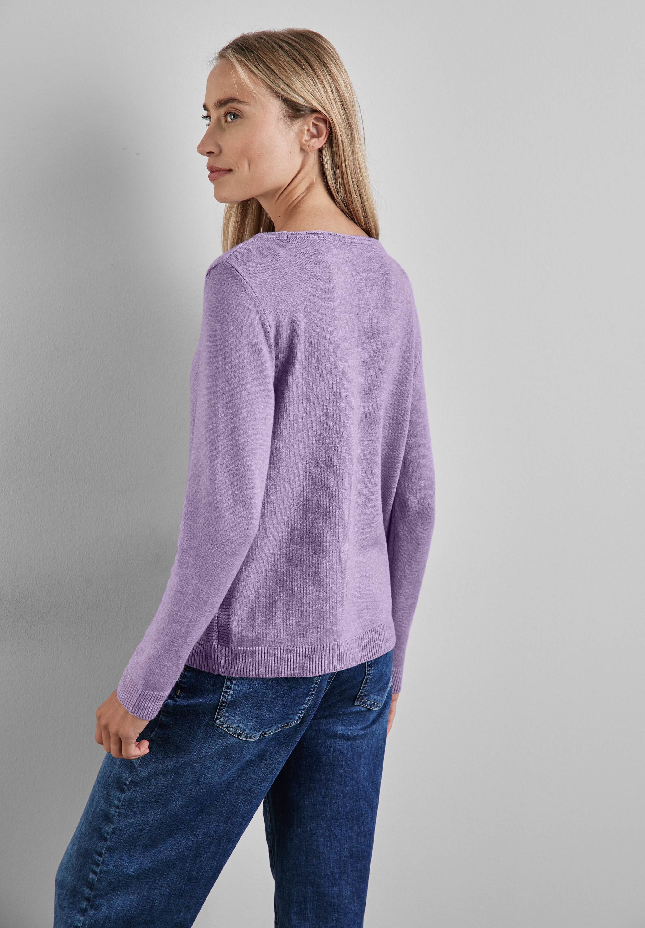 STREET ONE Strickpullover, mit Muster günstig online kaufen