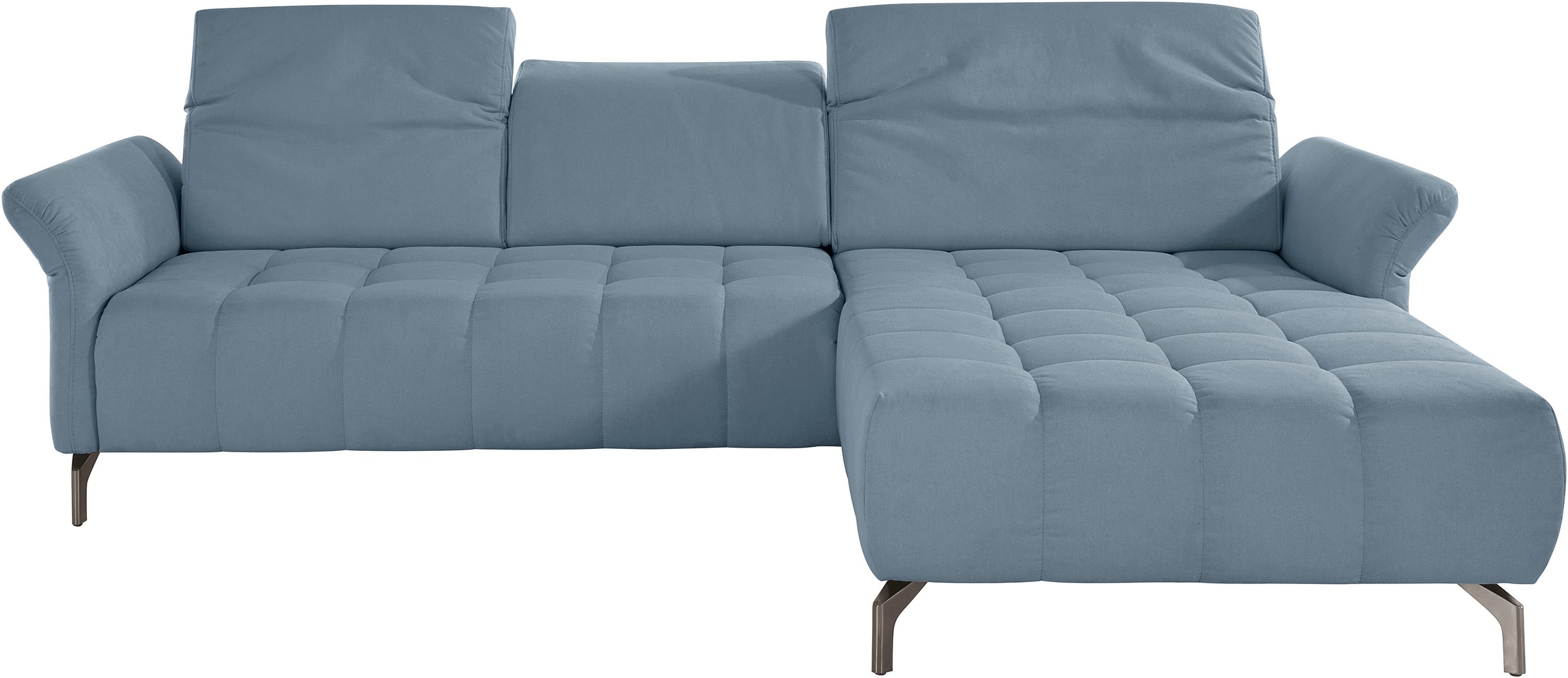 Home affaire Ecksofa "Fresh L-Form" Federkern, wahlweise Kopfteilverstellun günstig online kaufen