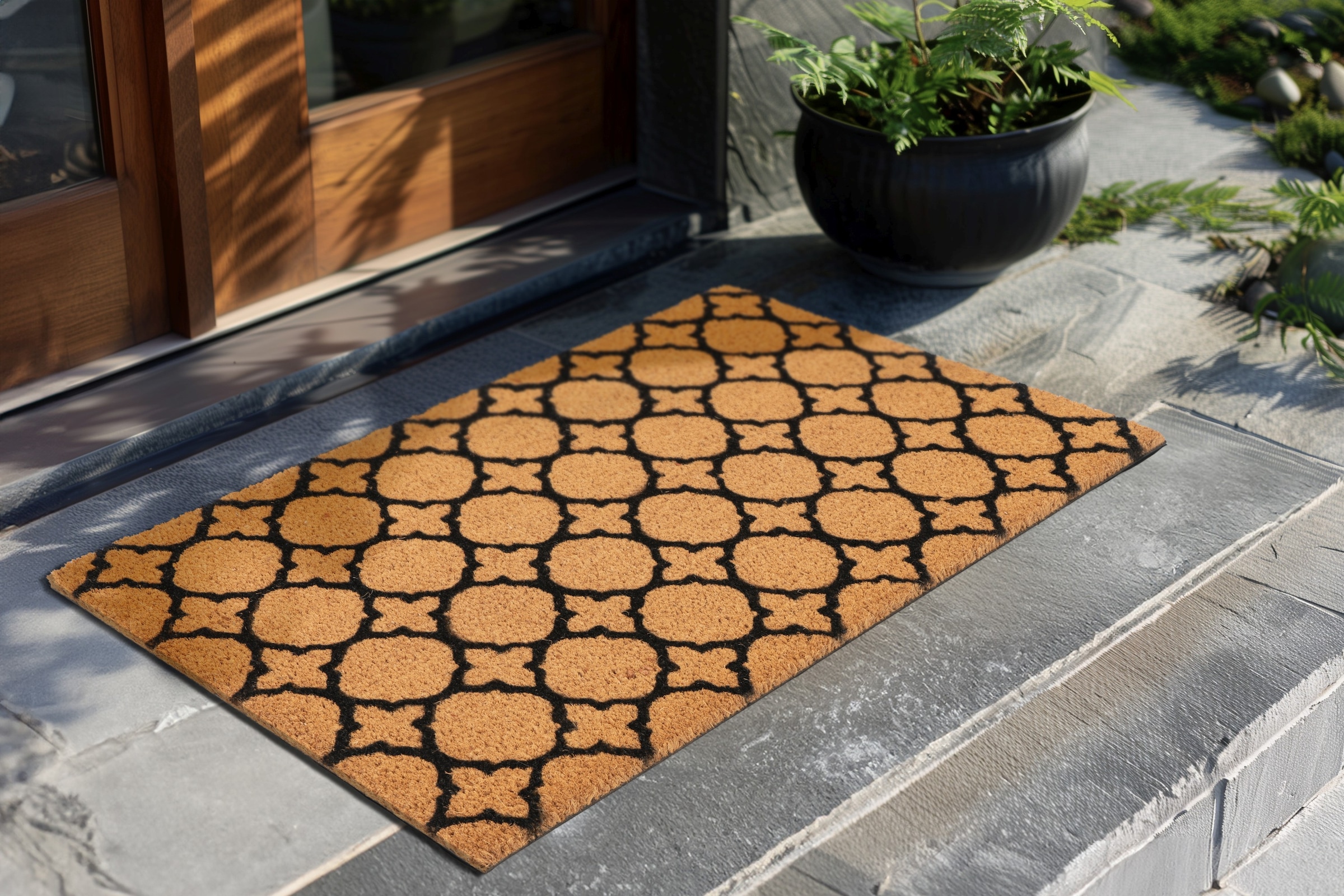 Fußmatte KAYOOM, B:45cm H:17,5mm L:75cmhellbraun, Kokos, Flur, Teppiche, "Natural Guard 825", Türmatte, Eingang, Kokos