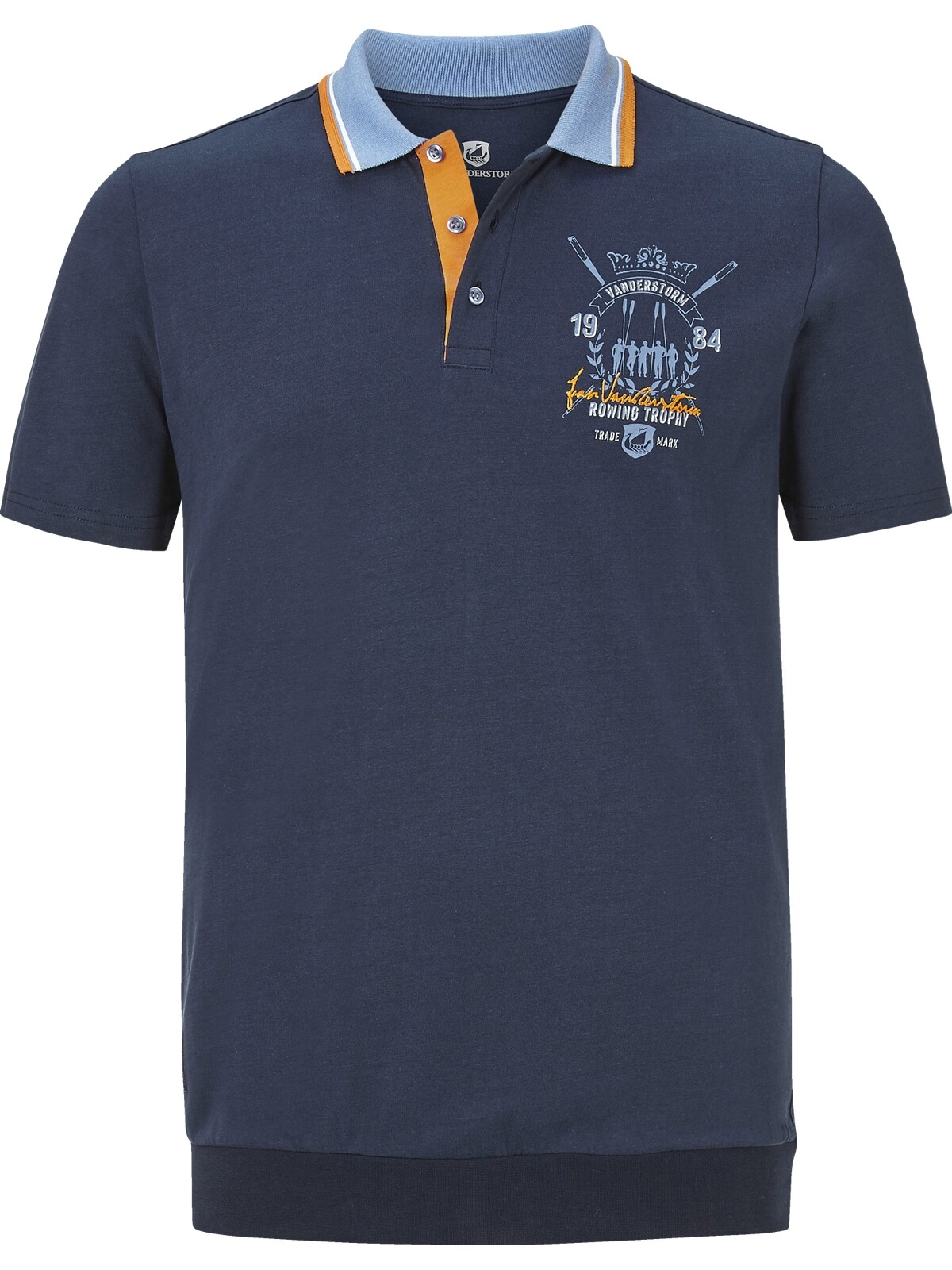 Jan Vanderstorm Poloshirt »Poloshirt ORVAR«, (1 tlg.), +Fit Kollektion, Bauchschnitt