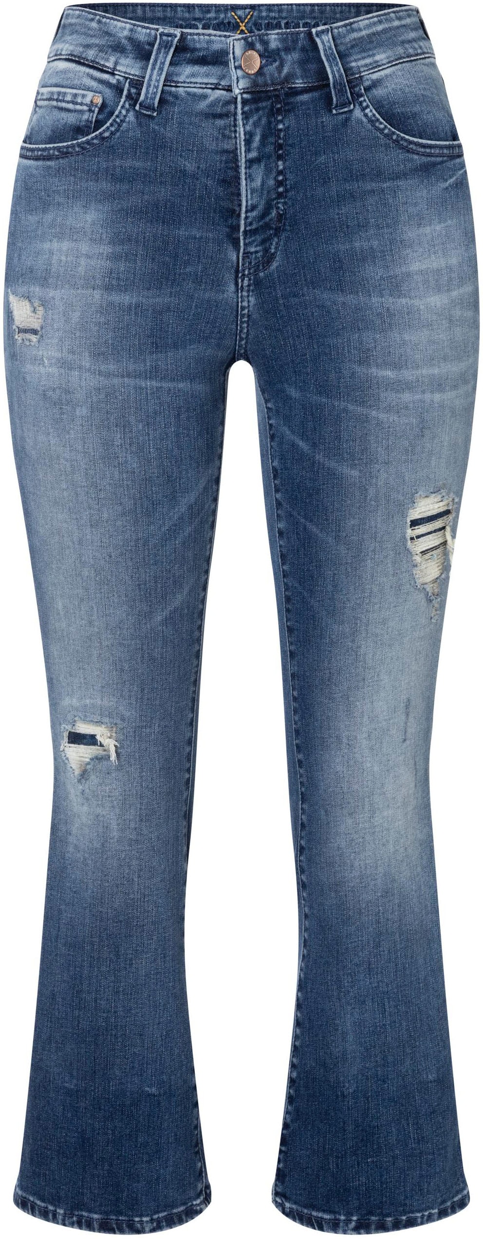 MAC 3/4-Jeans "Dream Kick", Saum modisch verkürzt und leicht ausgestellt
