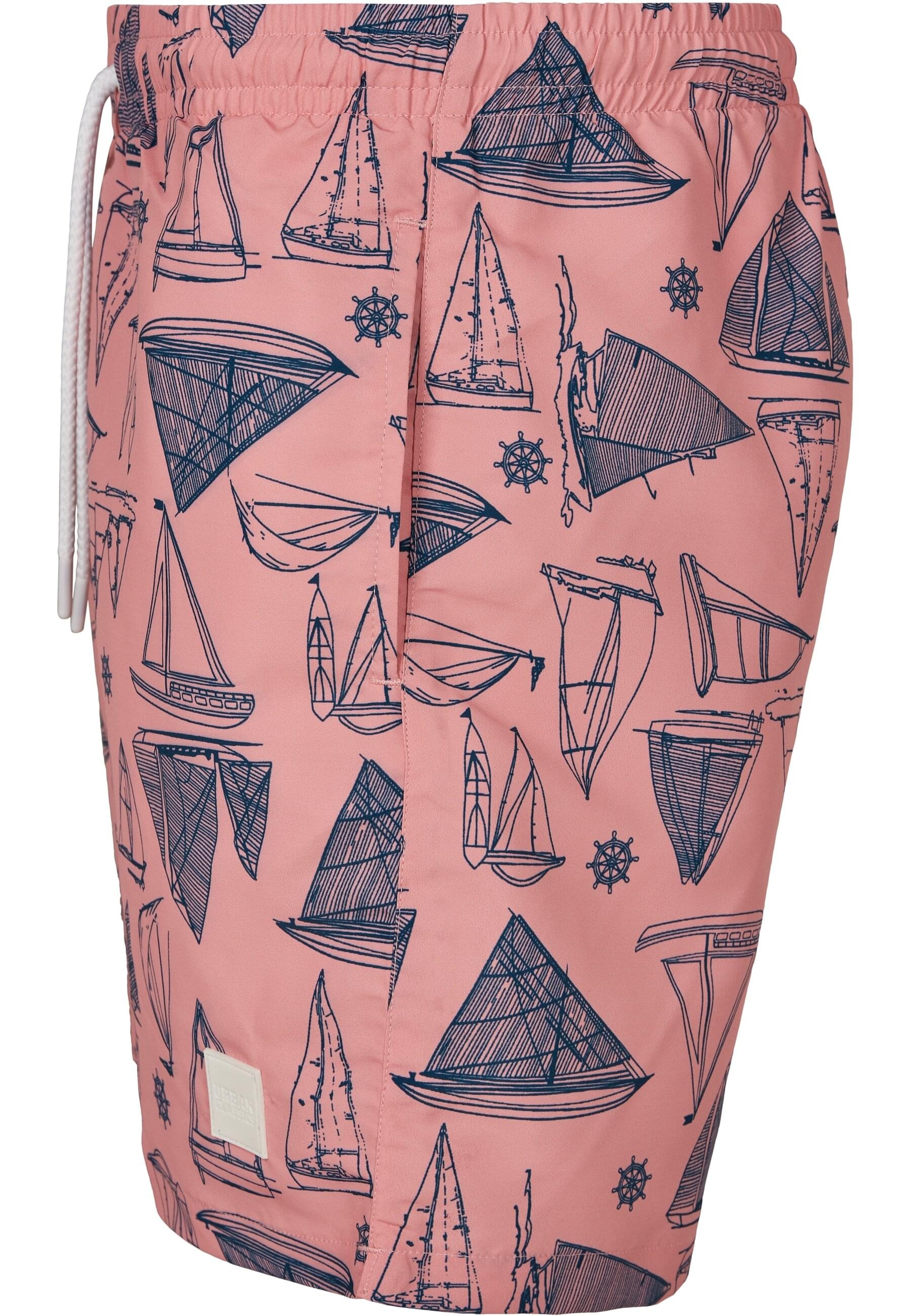 URBAN CLASSICS Badeshorts »Urban Classics Herren Pattern Swim Shorts«