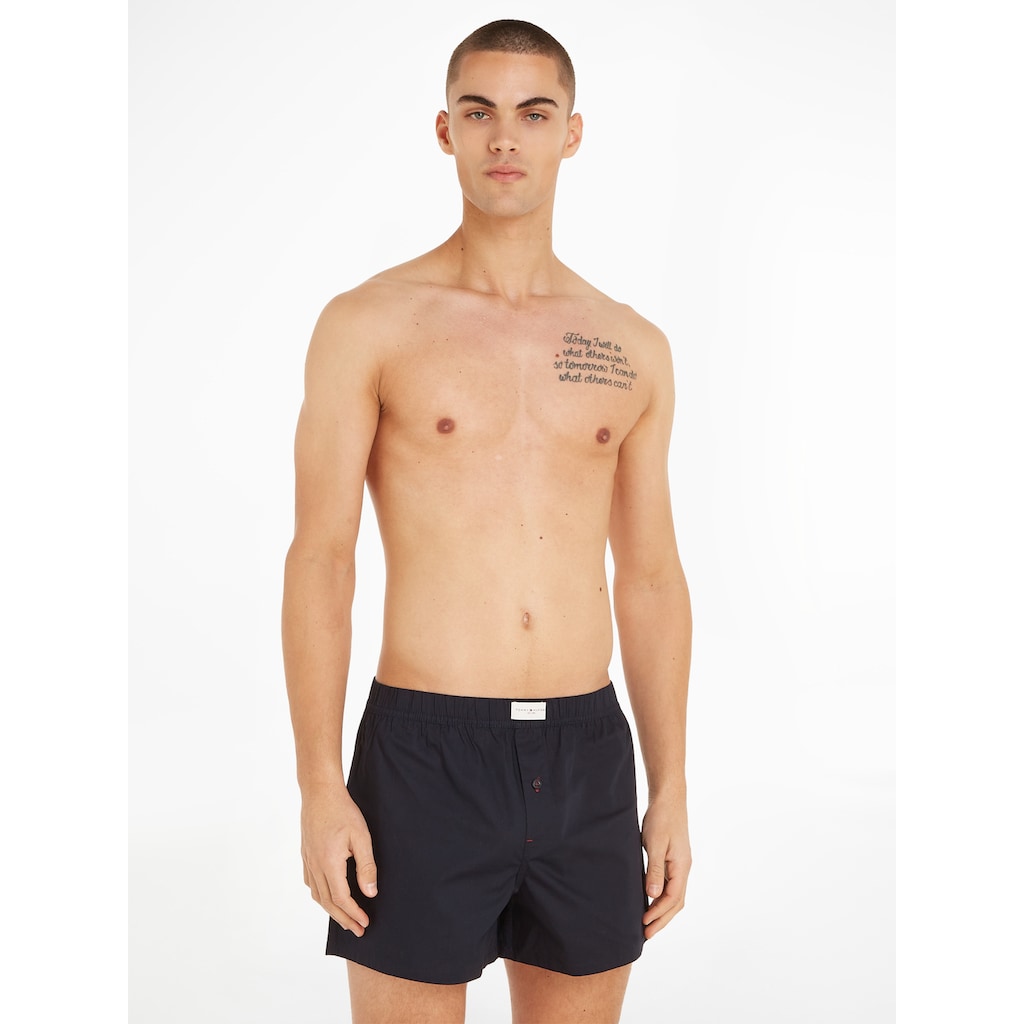 Tommy Hilfiger Underwear Webboxer »3P WOVEN BOXER«, (Packung, 3er-Pack)