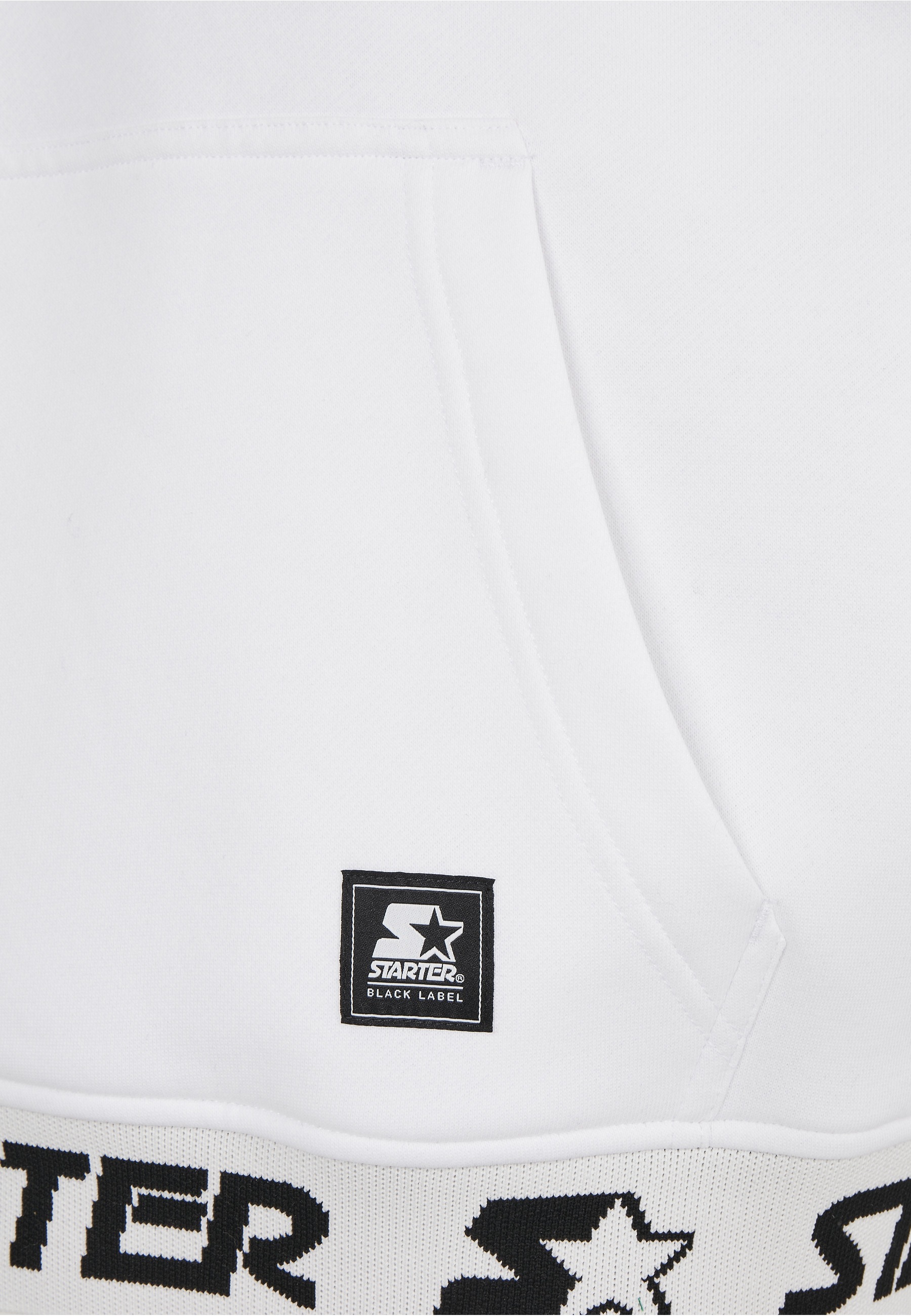 Starter Black Label Rundhalspullover »Starter Black Label Herren Starter Jaquard Rib Hoody« 1