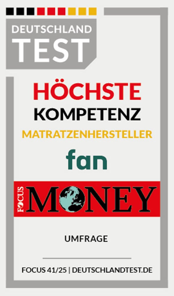 fan Kaltschaummatratze »Punktoflex de Luxe KS, Matratze in 90x200 cm, 140x200 cm« 22 cm hoch Raumgewicht: 40 kg/m³ 1 Stk. tlg. 7-Zonen-Luxus-Kaltschaum-Matratze, Greenfirst-Veredelung gegen Milben
