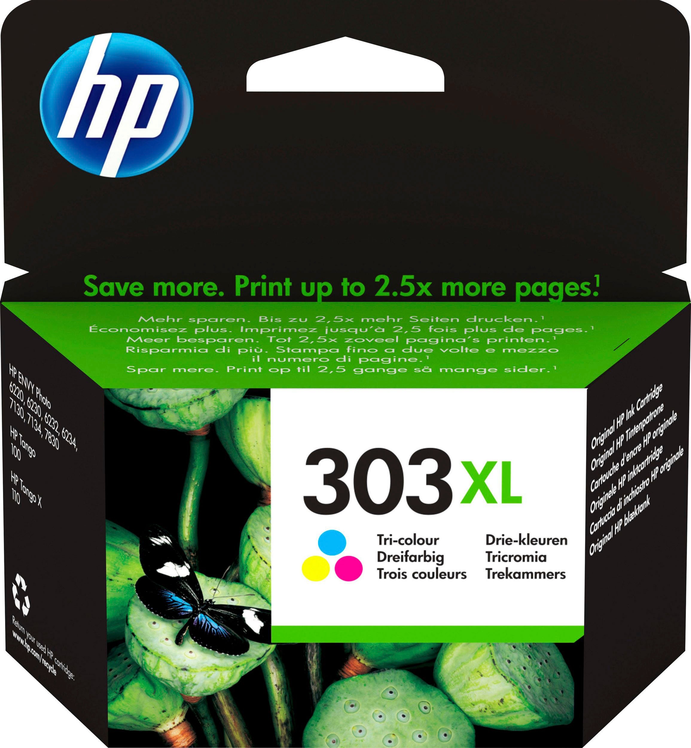 HP Tintenpatrone "303XL", bunt, Tintenpatronen, 3 Probemonate gratis drucken*