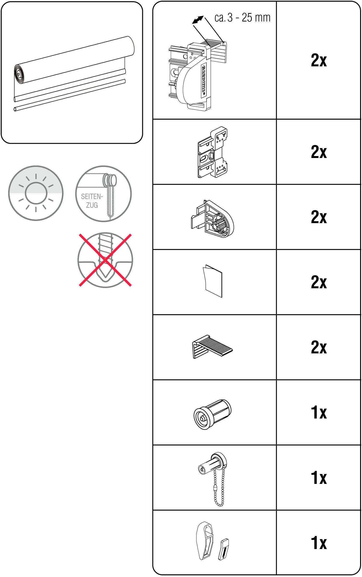 GARDINIA Seitenzugrollo »EASYFIX Rollo Uni« Lichtschutz Sichtschutz mit Bohren/ohne Bohren freihängend in sanften Pastelltönen