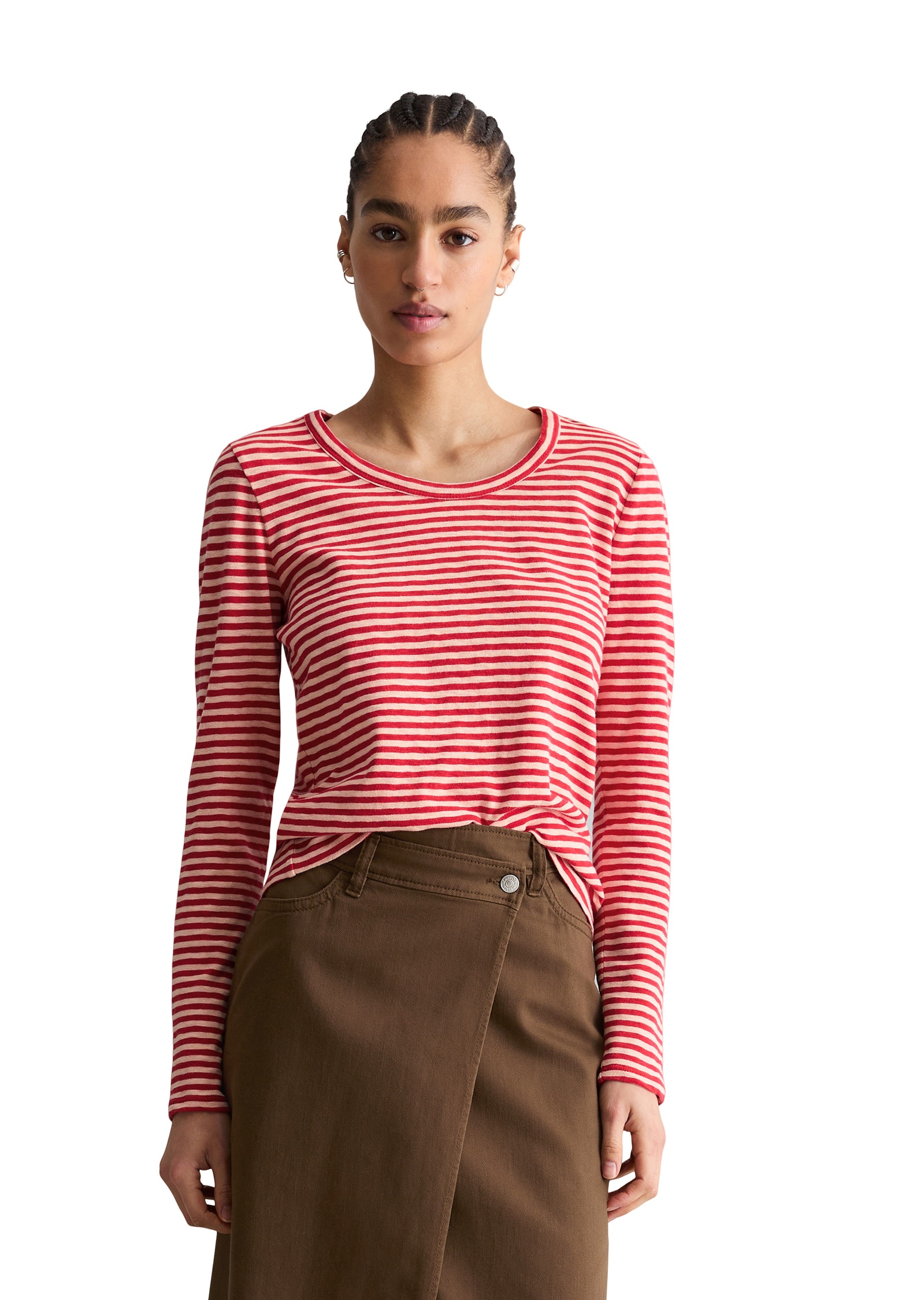 Marc OPolo DENIM Langarmshirt "aus Heavy Slub Jersey" günstig online kaufen