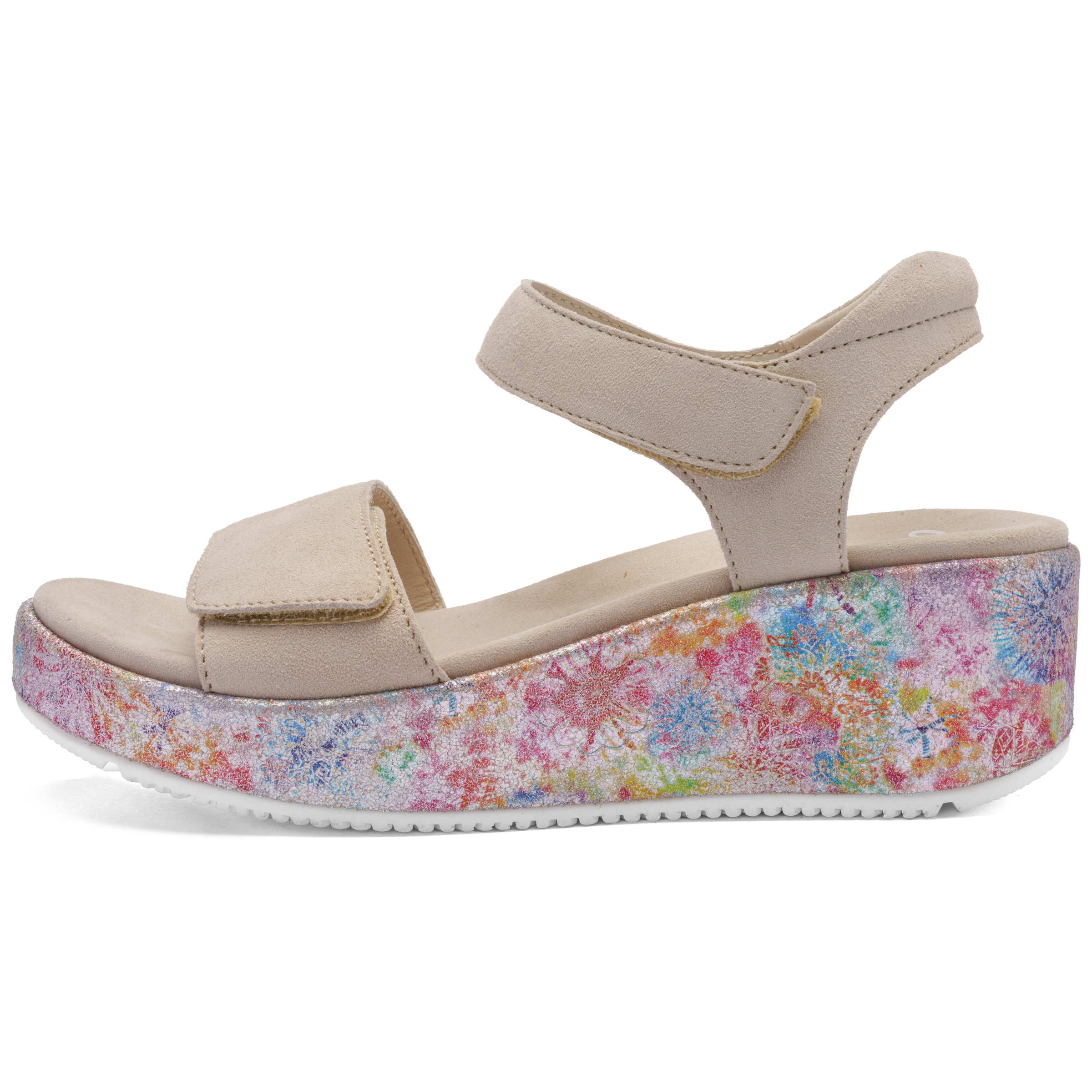 Ara Keilsandalette »RIMINI«  Riemchensandale, Sommerschuh mit Klettverschlüsse, G-Weite