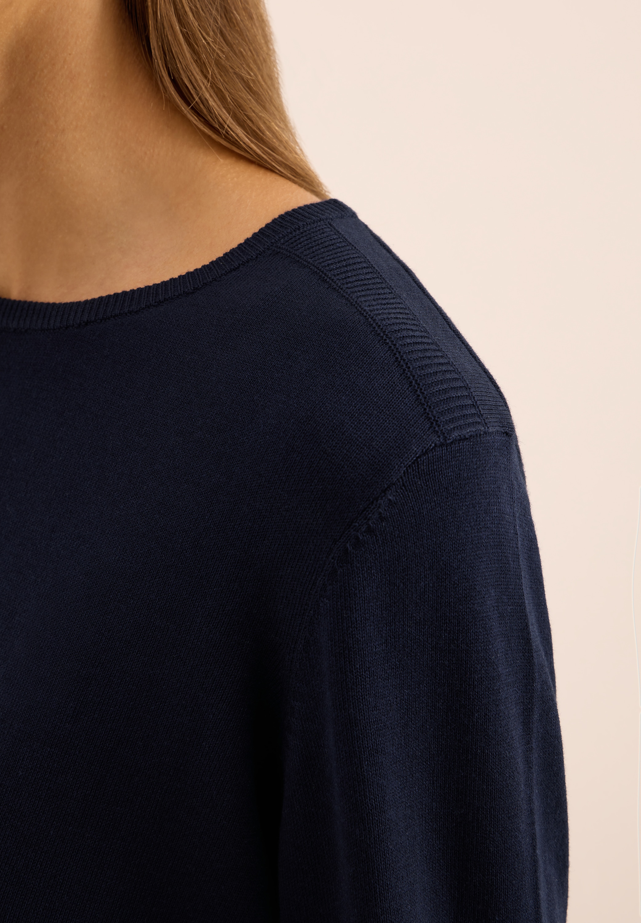 Cecil Strickpullover, mit feinem Detail an der Schulter und Viskose-Anteil