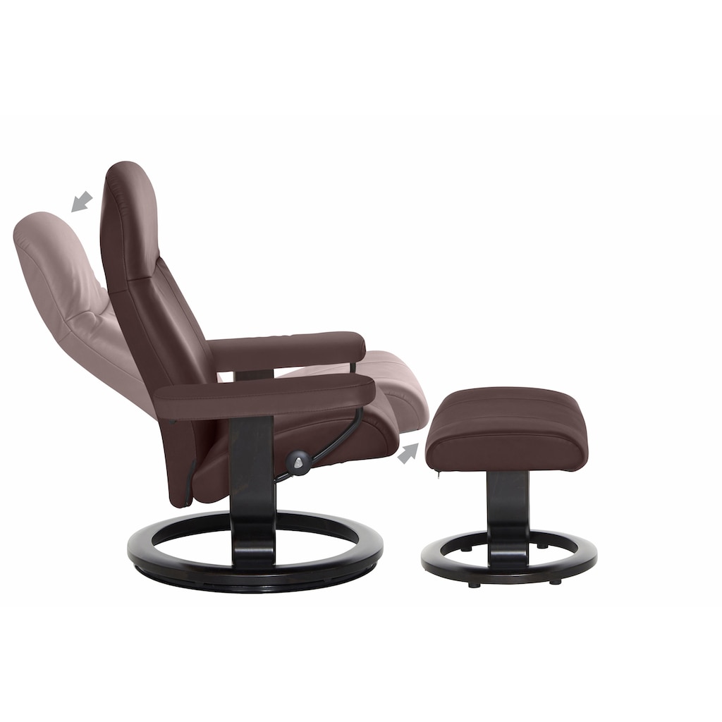 Stressless® Relaxsessel »Garda«, (Set, Relaxsessel mit Hocker)