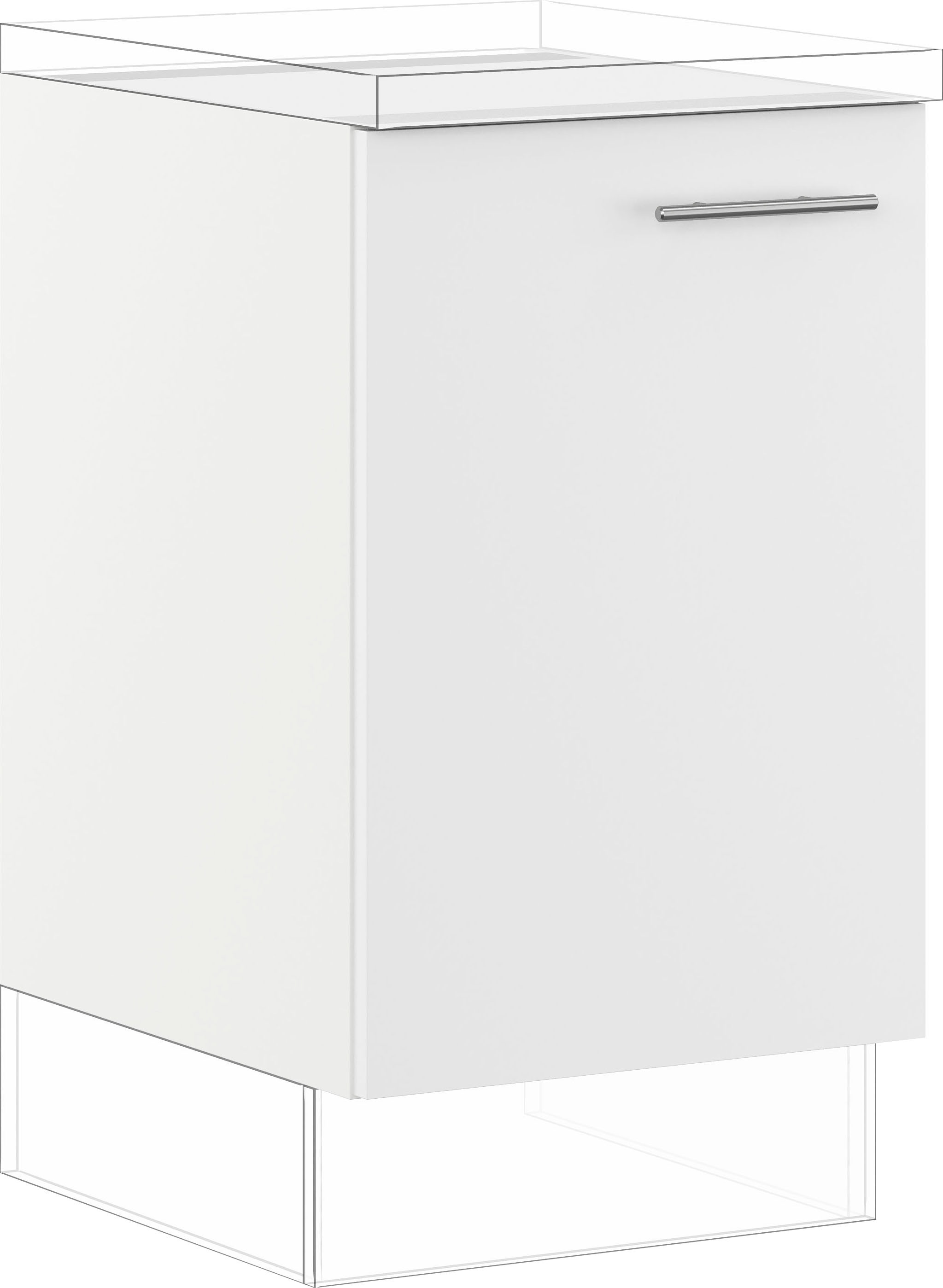 IMPULS KÜCHEN Unterschrank weiß - B/H/...